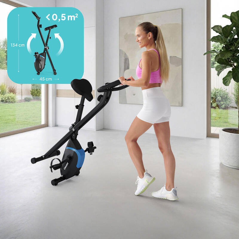 Bicicletă de Apartament pliabilă Zipro Future X 8 nivele de rezistenta fitness