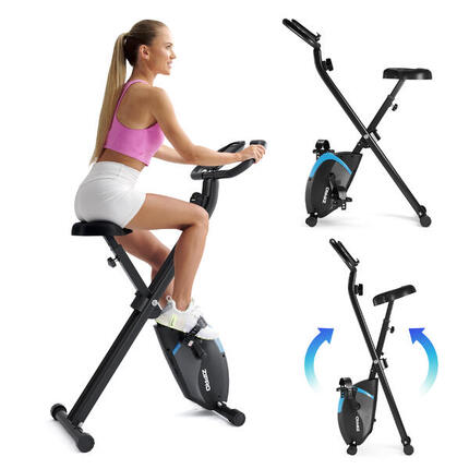 Heimtrainer Zipro Future X magnetisch Klappbar Fitnessfahrrad mit Computer