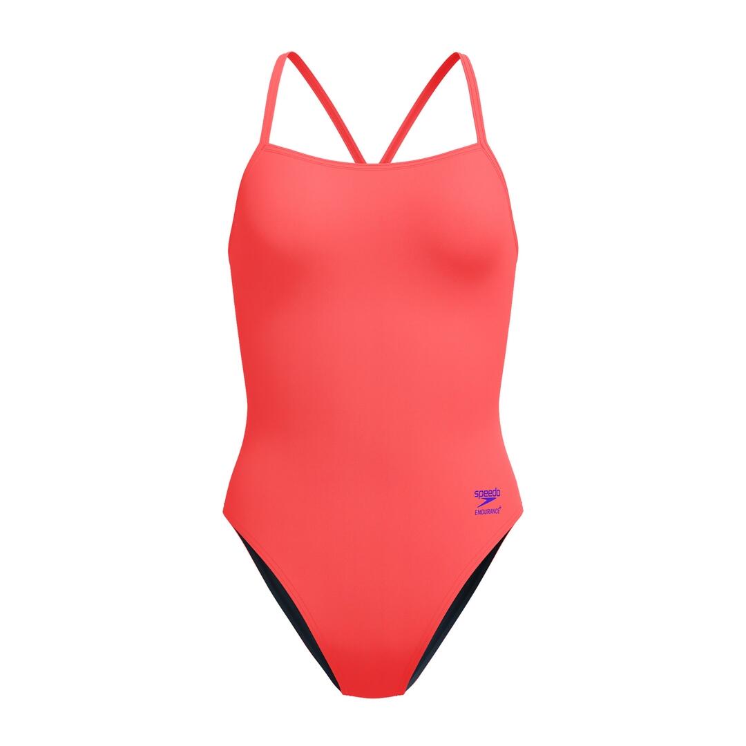 Maillot de bain Speedo Club Training V-Back 2.0 Orange Femme 6/7