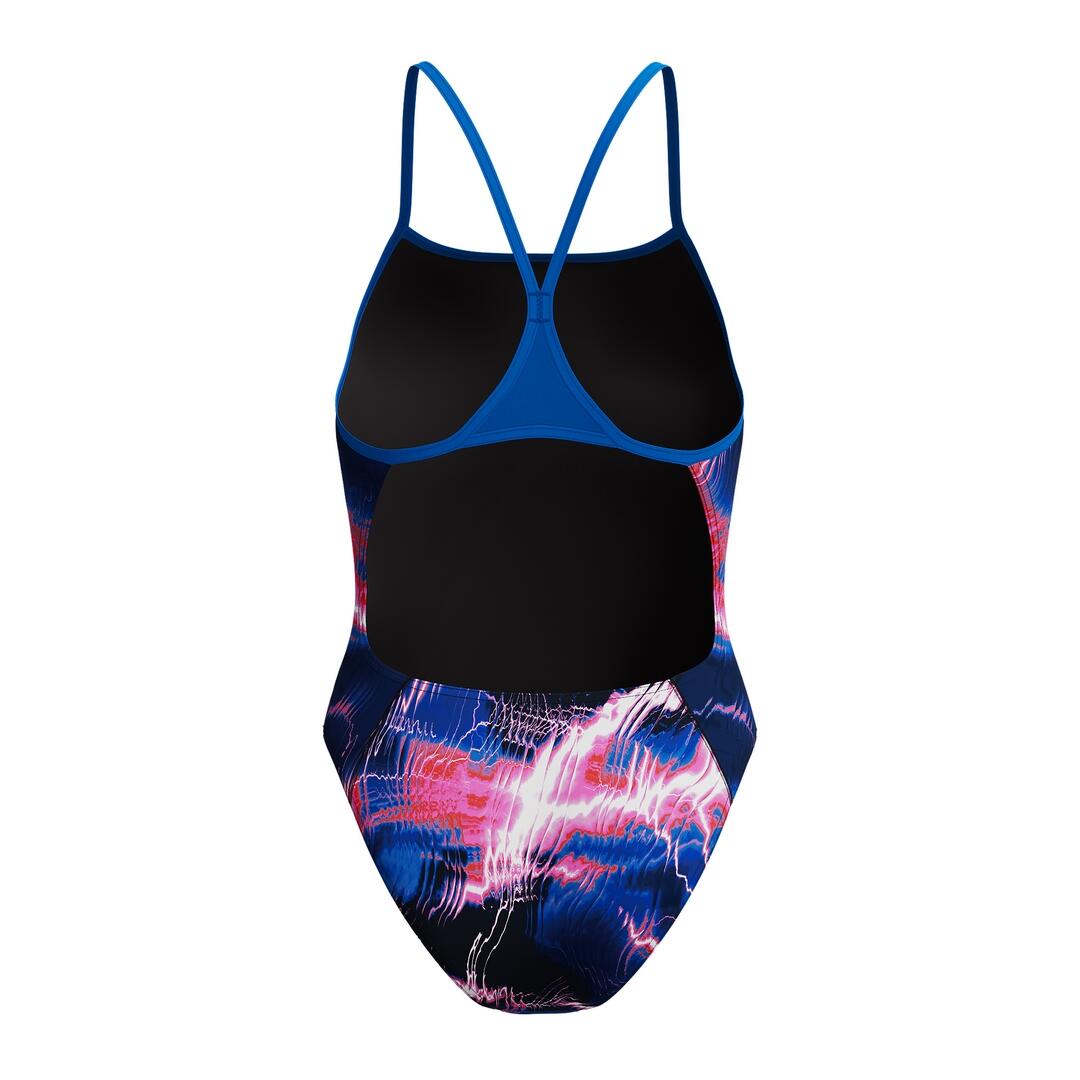 Strój Kąpielowy Damski Speedo Fl Printed Turnback Af 6/7