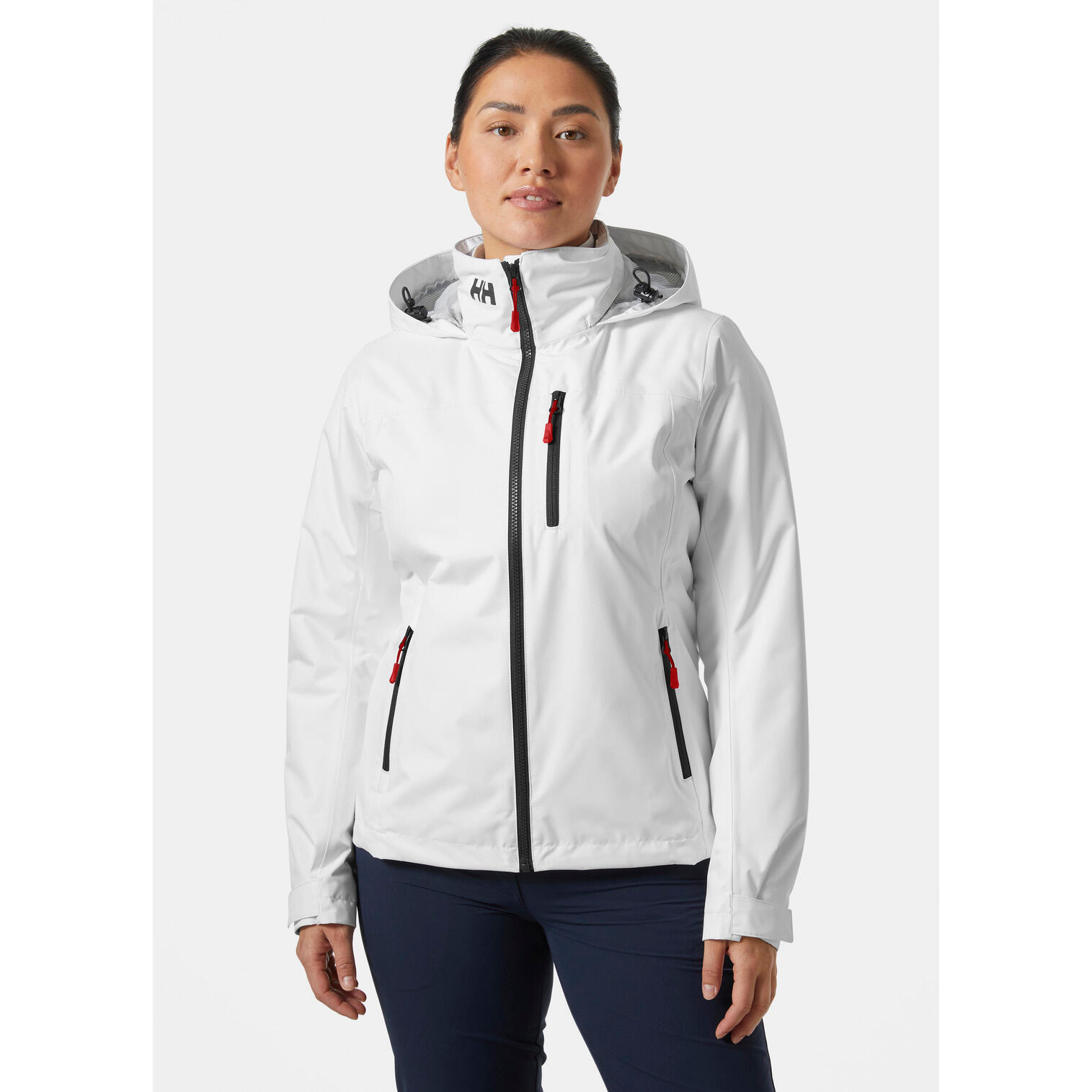 Casaco com capuz impermeável para mulheres Helly Hansen Crew 2.0 2/7