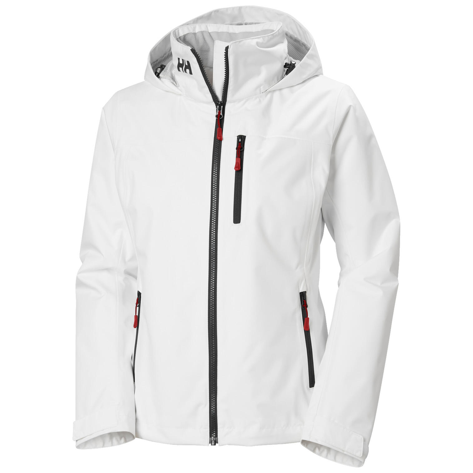Helly Hansen - Veste Imperméable À Capuche Femme Helly Hansen Crew 2.0 - Coupe-pluie - Blanc - Decathlon