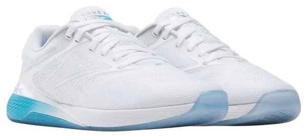 Chaussures Training Reebok Nano X5 Blanc/Bleu Femme 7/7