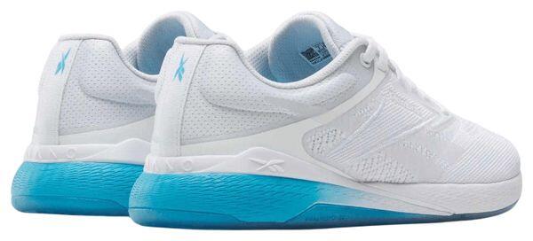 Chaussures Training Reebok Nano X5 Blanc/Bleu Femme 6/7