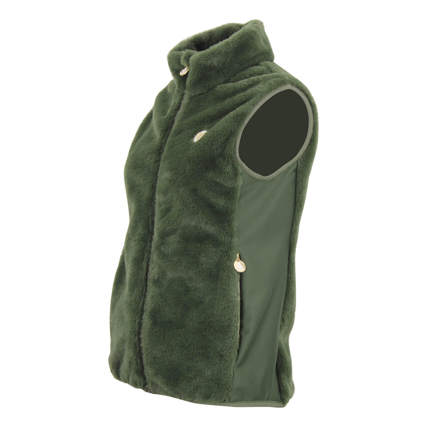 Veste sans manche fausse fourrure femme Peak Mountain Avril 2/4