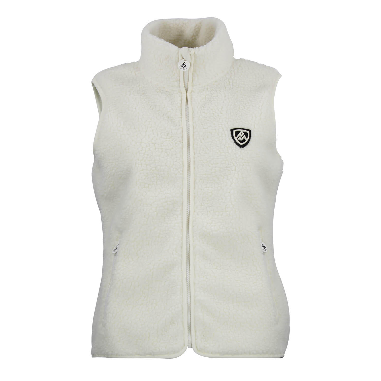 Peak Mountain - Polaire Sans Manches Femme Peak Mountain Abeille - Polaire - Beige|blanc - Decathlon