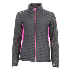 Blouson polaire à empiècements matelassés femme Peak Mountain Apony