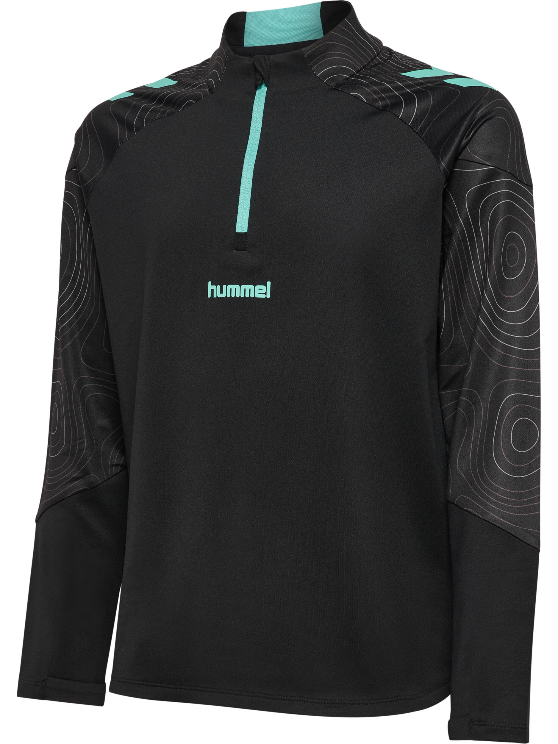 Halve Rits Sweatshirt Hmlblaze Uniseks Kinderen 6/7