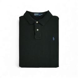 Reconditionné - Polo manches courtes Homme Noir - Très Bon État