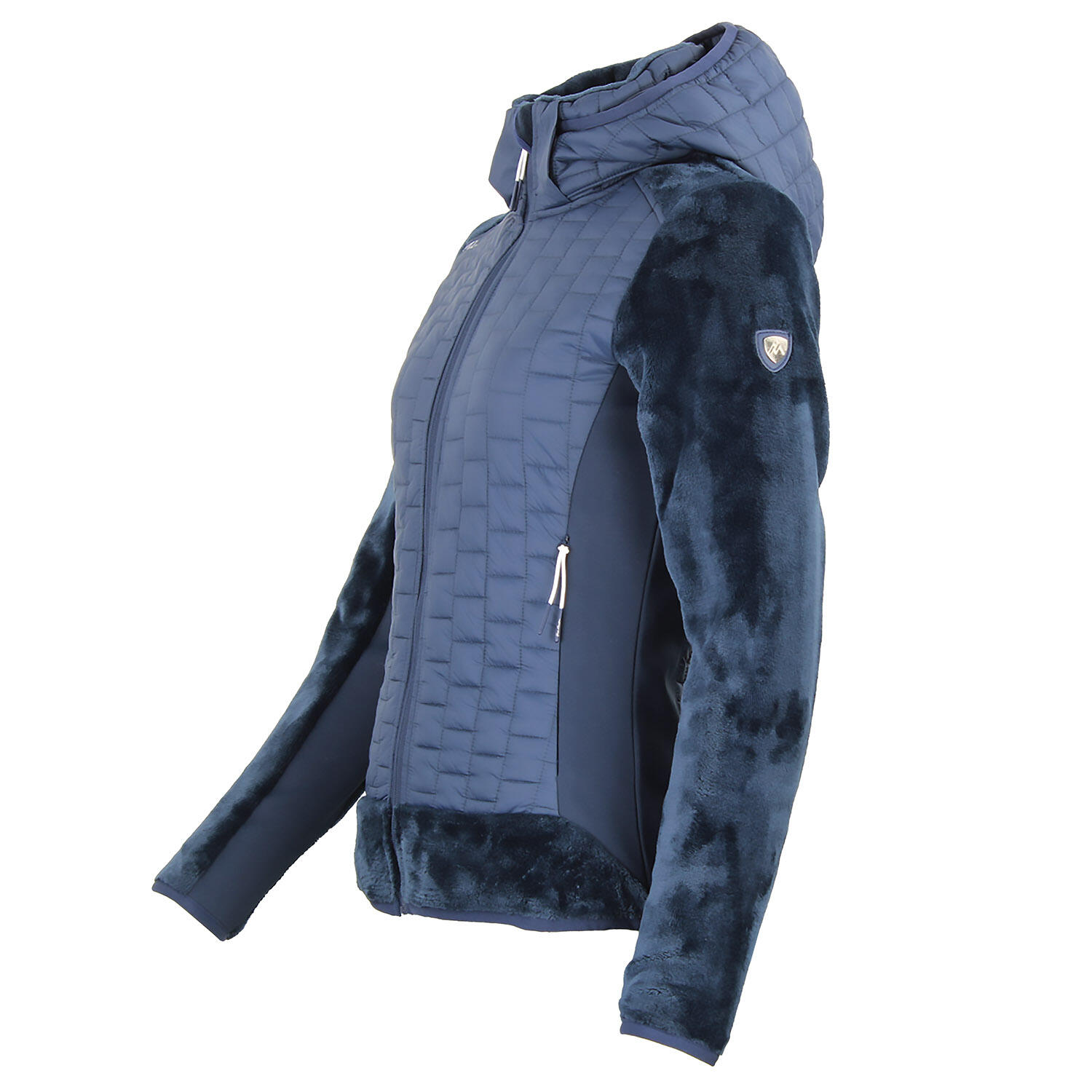 Chaqueta polar con paneles acolchados para mujer Peak Mountain Arlow 3/5