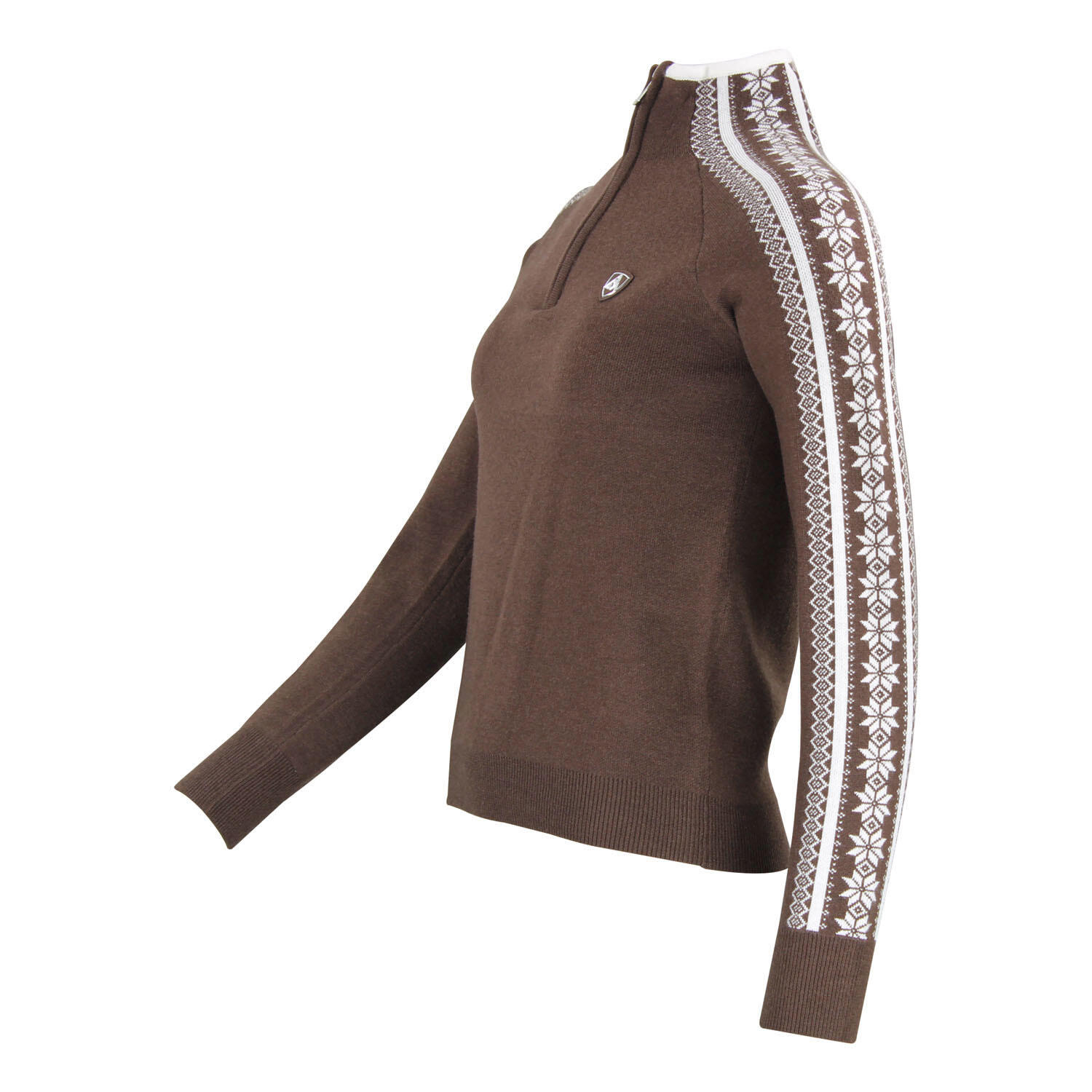 Pull col roulé 1/2 zip femme Peak Mountain Adomino 3/3