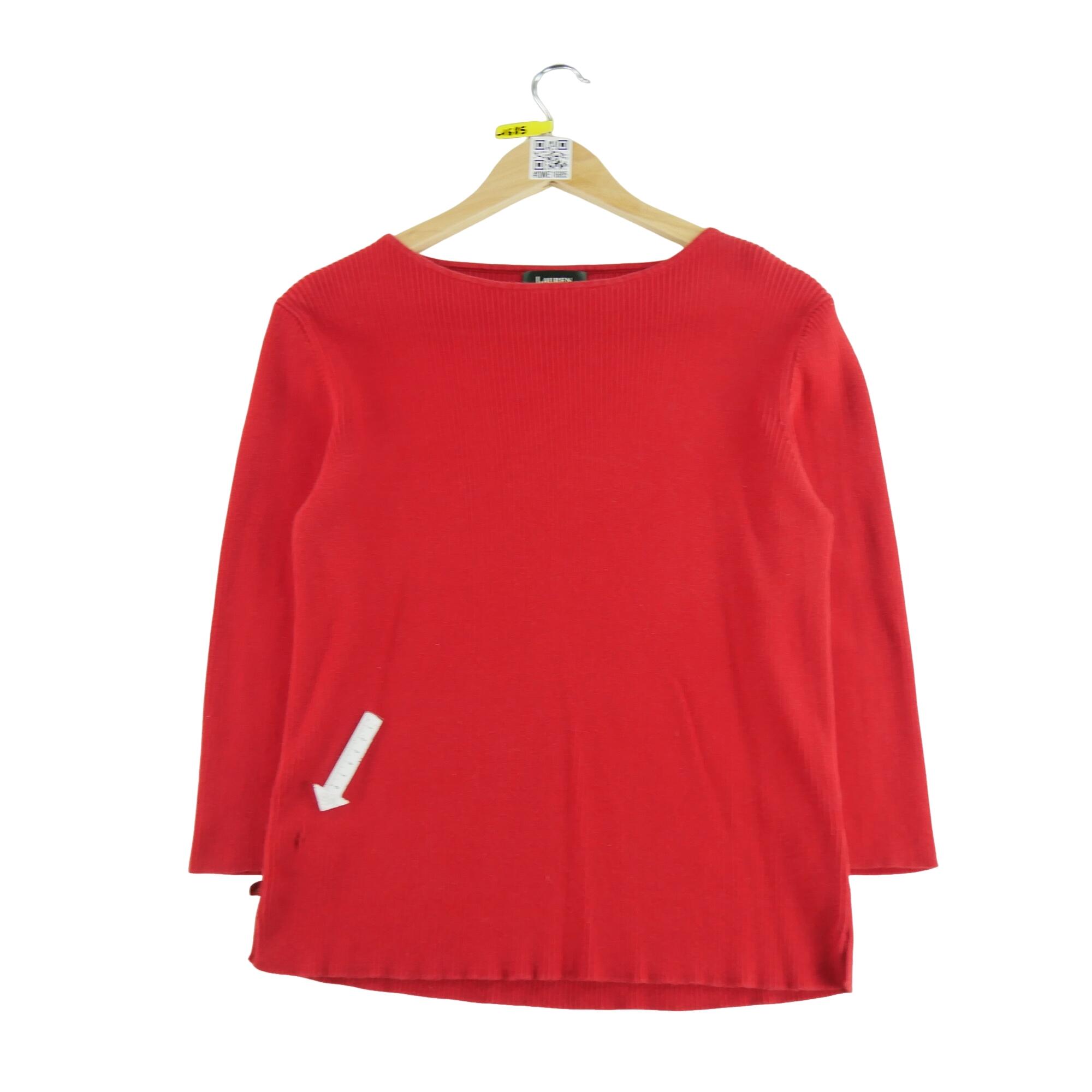 Reconditionné - Pull Femme Rouge - Bon État 3/6