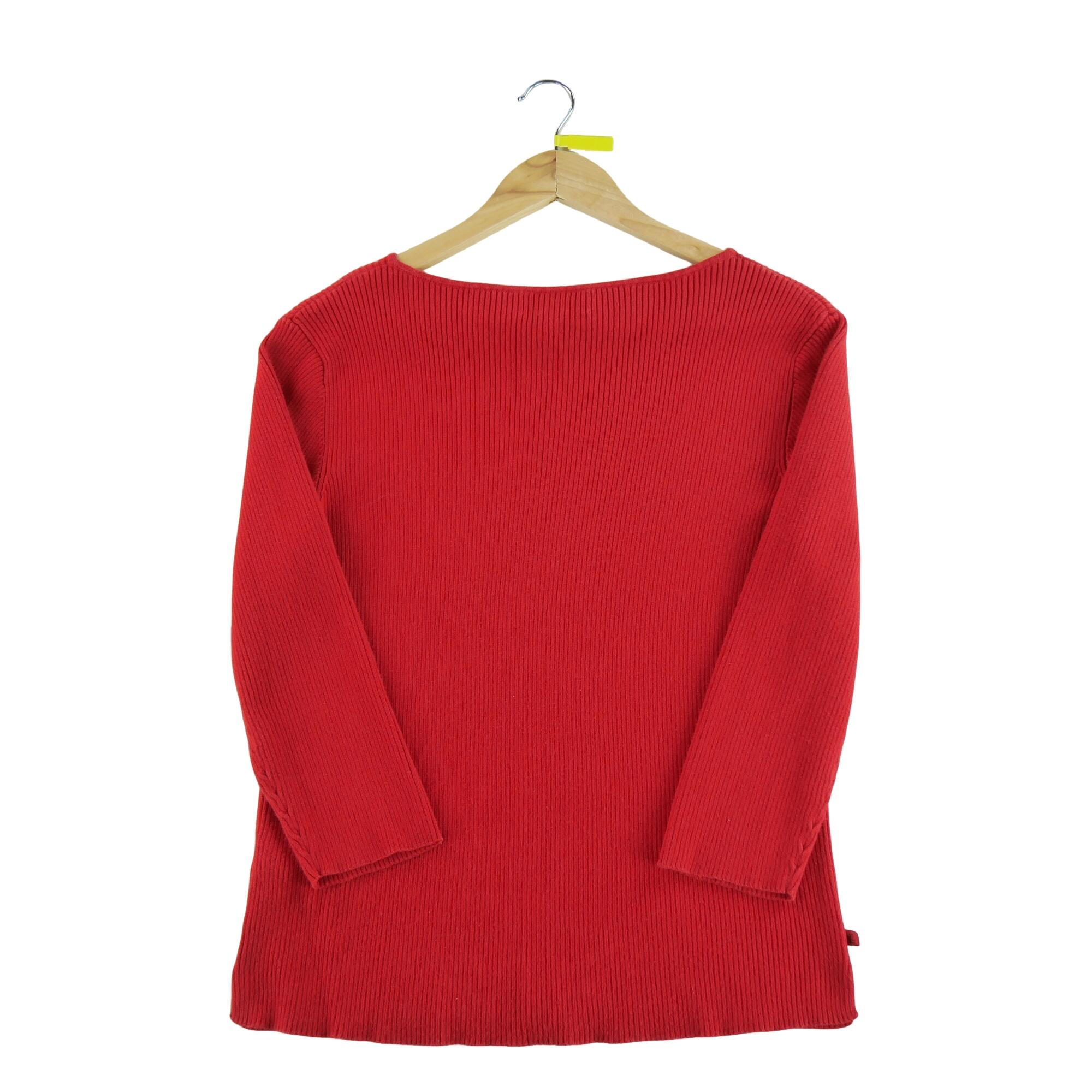 Reconditionné - Pull Femme Rouge - Bon État 2/6