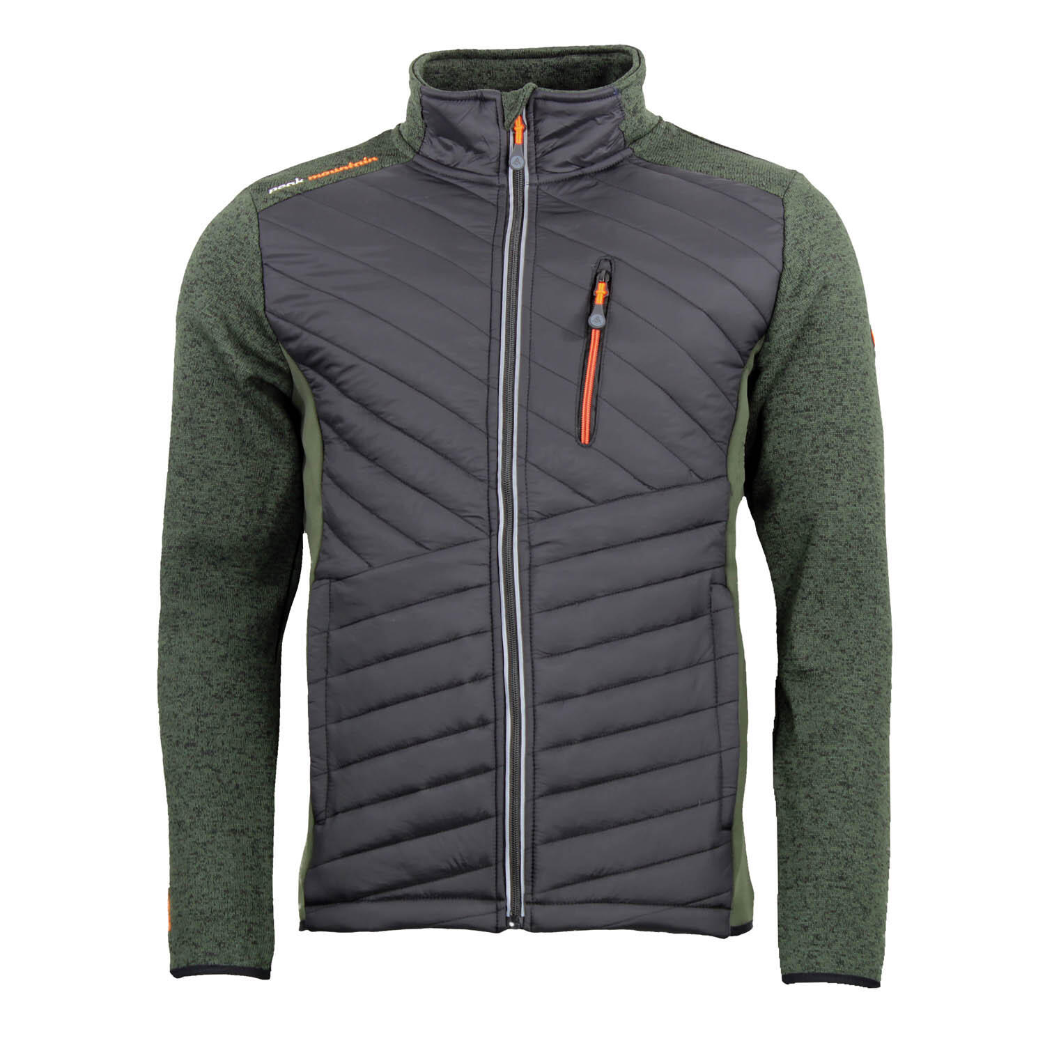 PEAK MOUNTAIN Giubbotto in pile con inserti imbottiti Peak Mountain Chacha