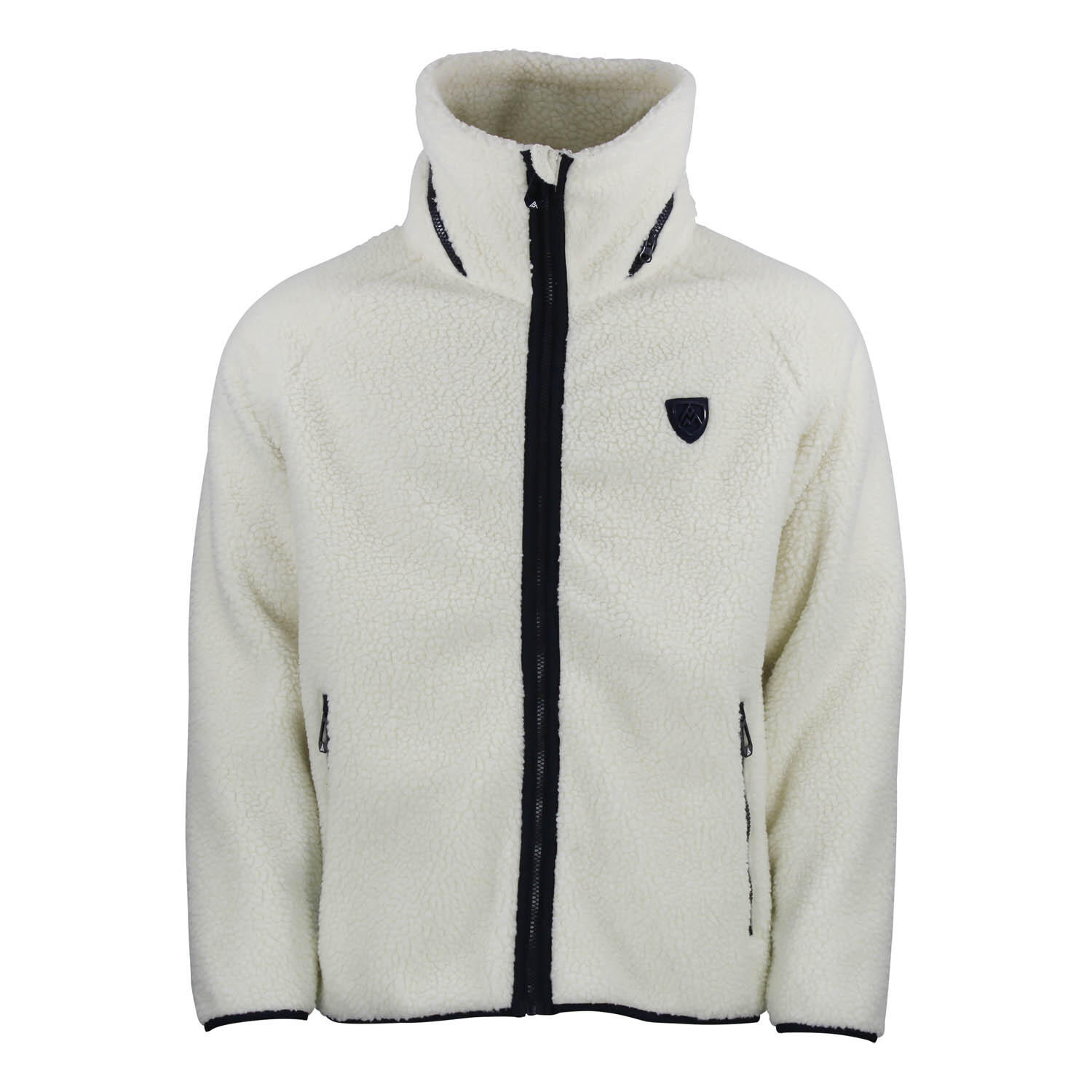 Peak Mountain - Polaire À Capuche Peak Mountain Camay - Polaire - Beige|blanc - Decathlon