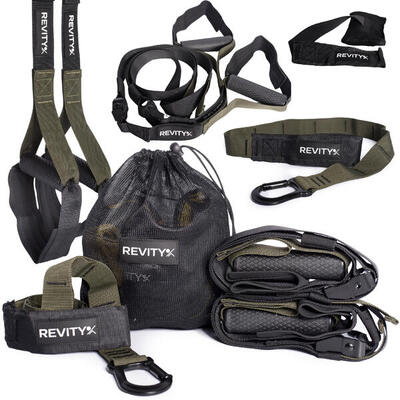 Schlingentrainer mit Türanker und Trainingsplan Slingtariner Set Gravity Trainer