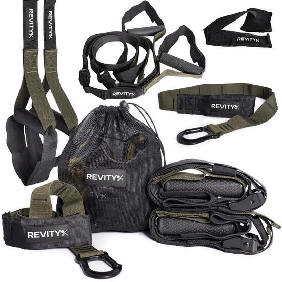 Schlingentrainer mit Türanker und Trainingsplan Slingtariner Set Gravity Trainer