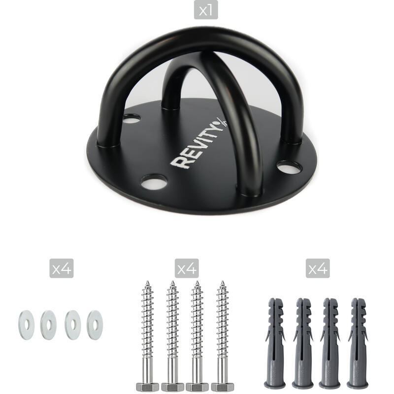 Suport tavan/perete pentru curele și sac de box Revity Gravity Hook 250 kg