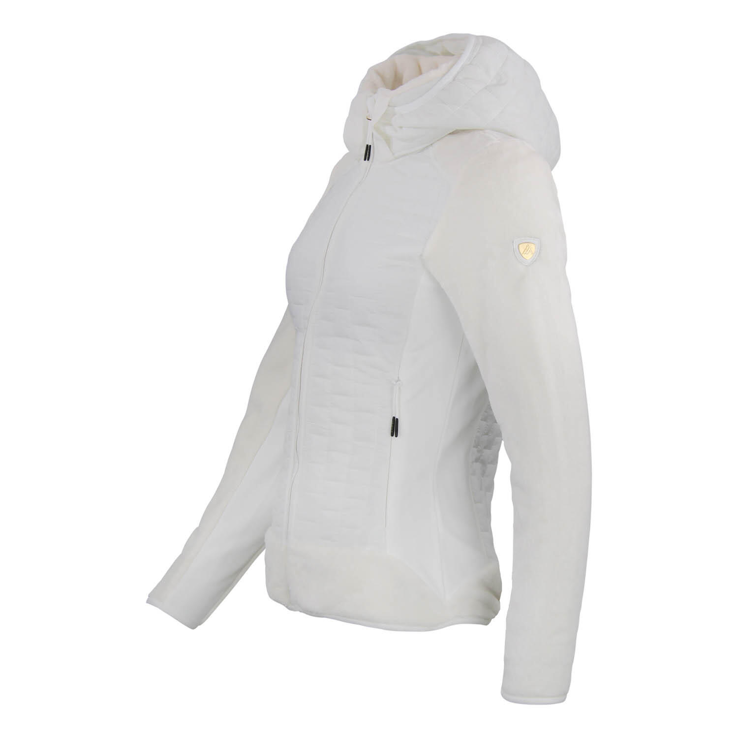 Women’s fleece jacket with quilted panels Peak Mountain Arlow 3/5