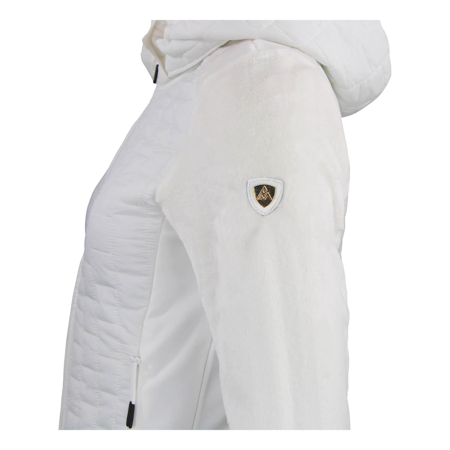 Women’s fleece jacket with quilted panels Peak Mountain Arlow 5/5