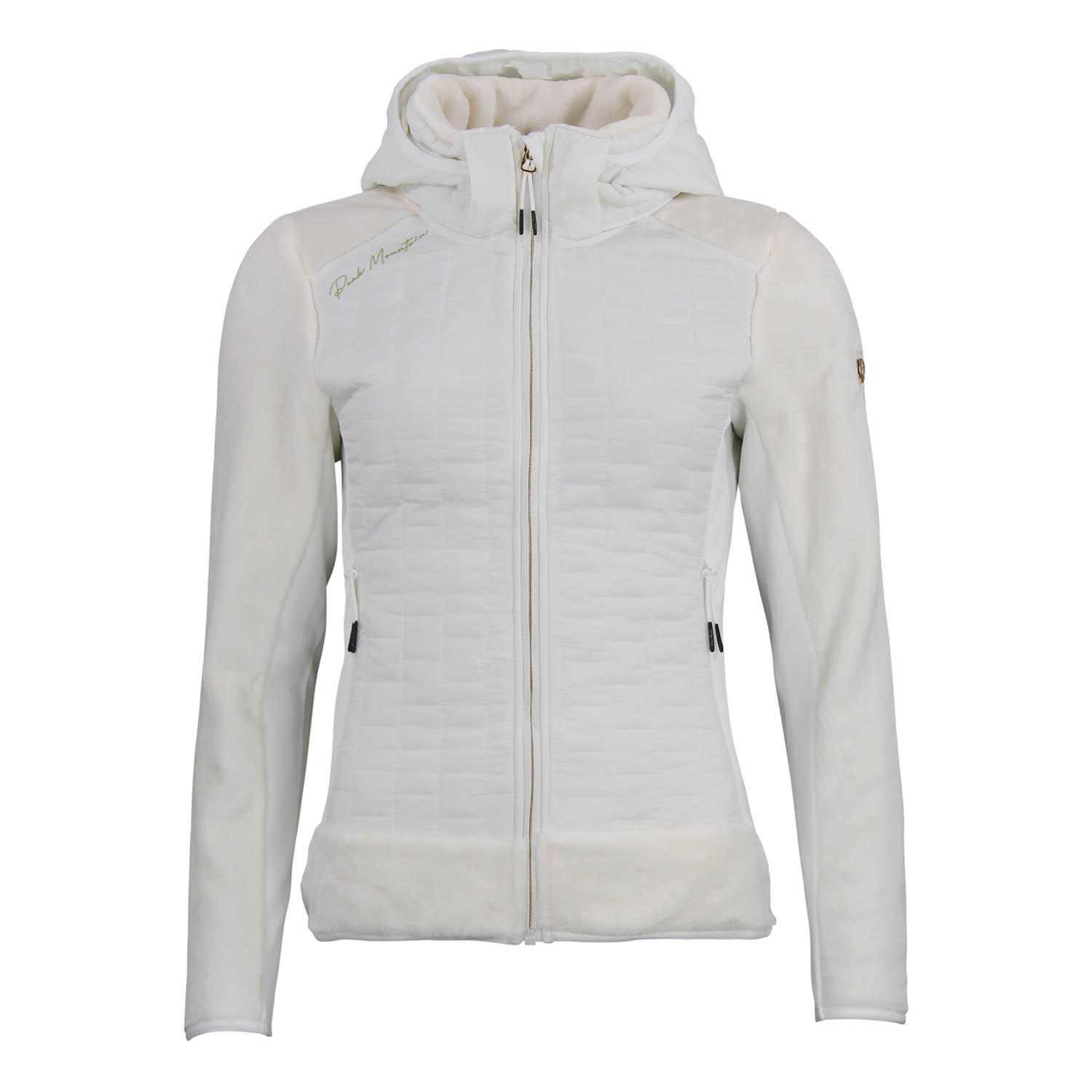 PEAK MOUNTAIN Women’s fleece jacket with quilted panels Peak Mountain Arlow