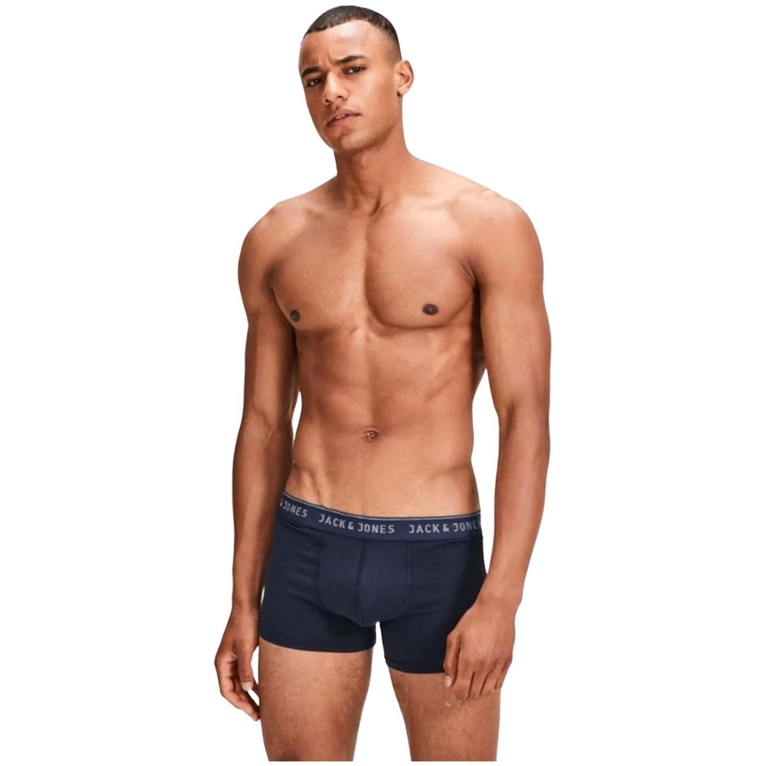 Calzoncillo boxer Jack&jones modelo 12138239-NAVY para hombre 2/3