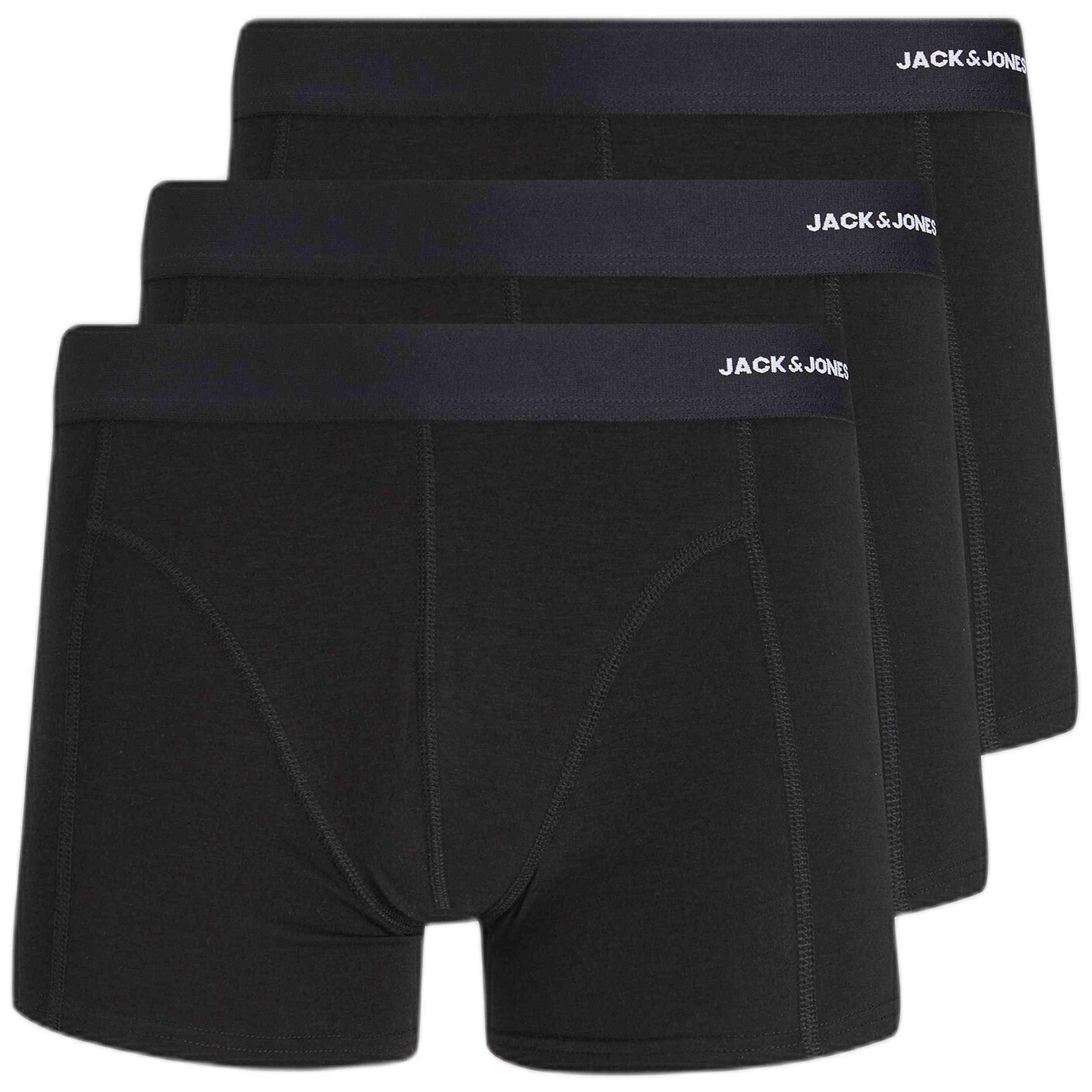 Jack&jones - Boxers Jack&jones Modèle 12198852-black-black-bi Pour Homme - Caleçon - Noir - Decathlon