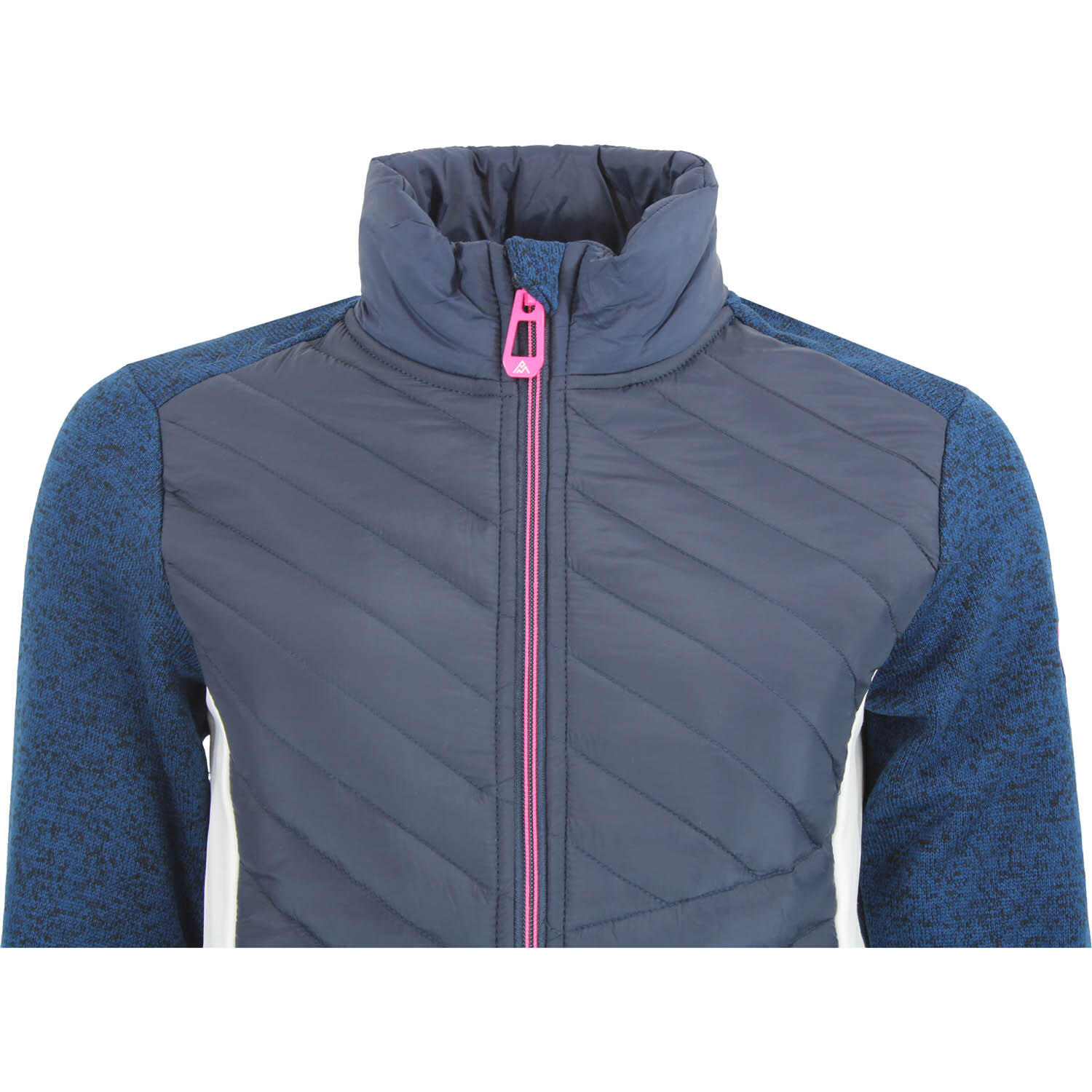 Casaco de fleece com partes acolchoadas para mulher Peak Mountain Apony 5/5