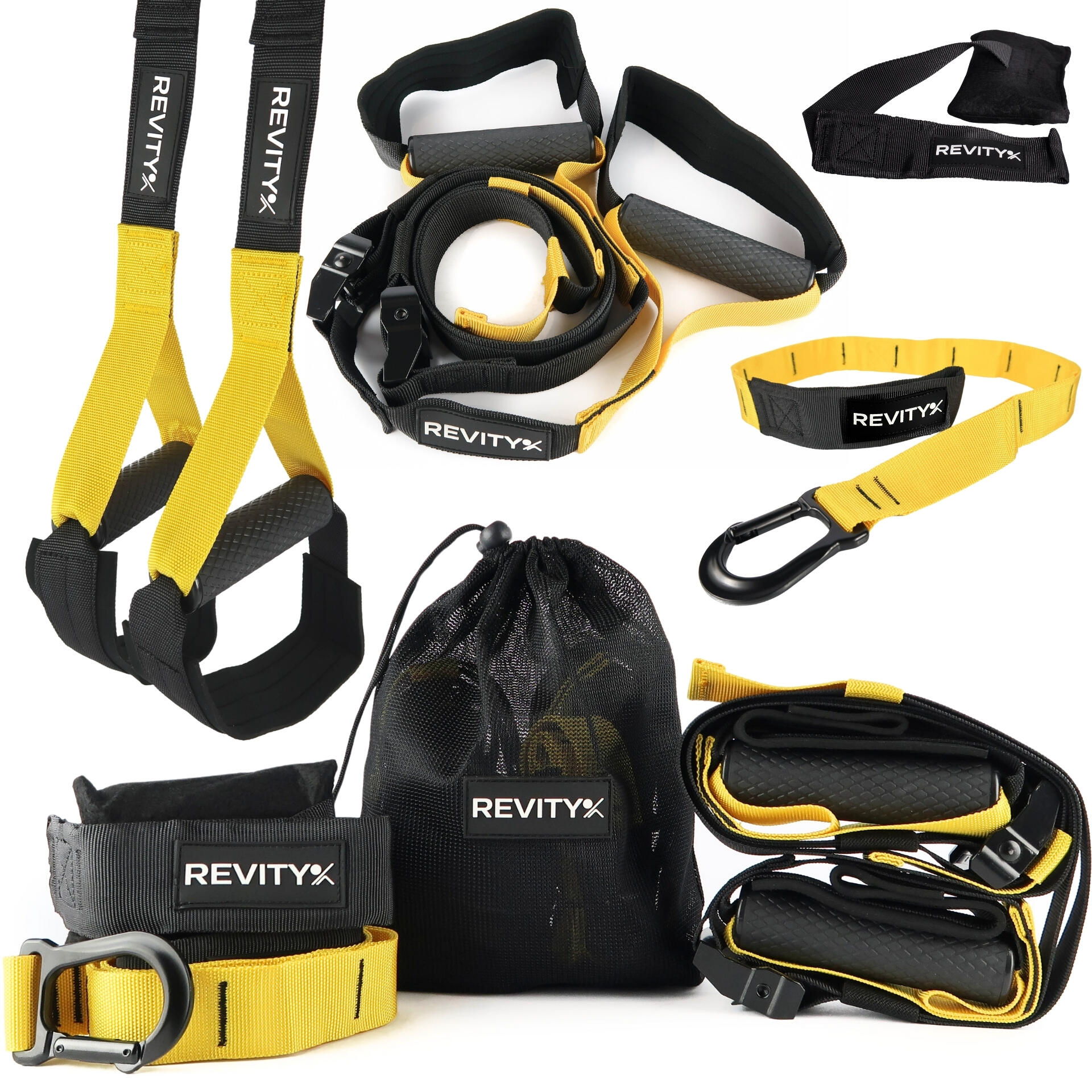 REVITY Závěsný posilovací systém - popruhy na cvičení REVITY Gravity Trainer