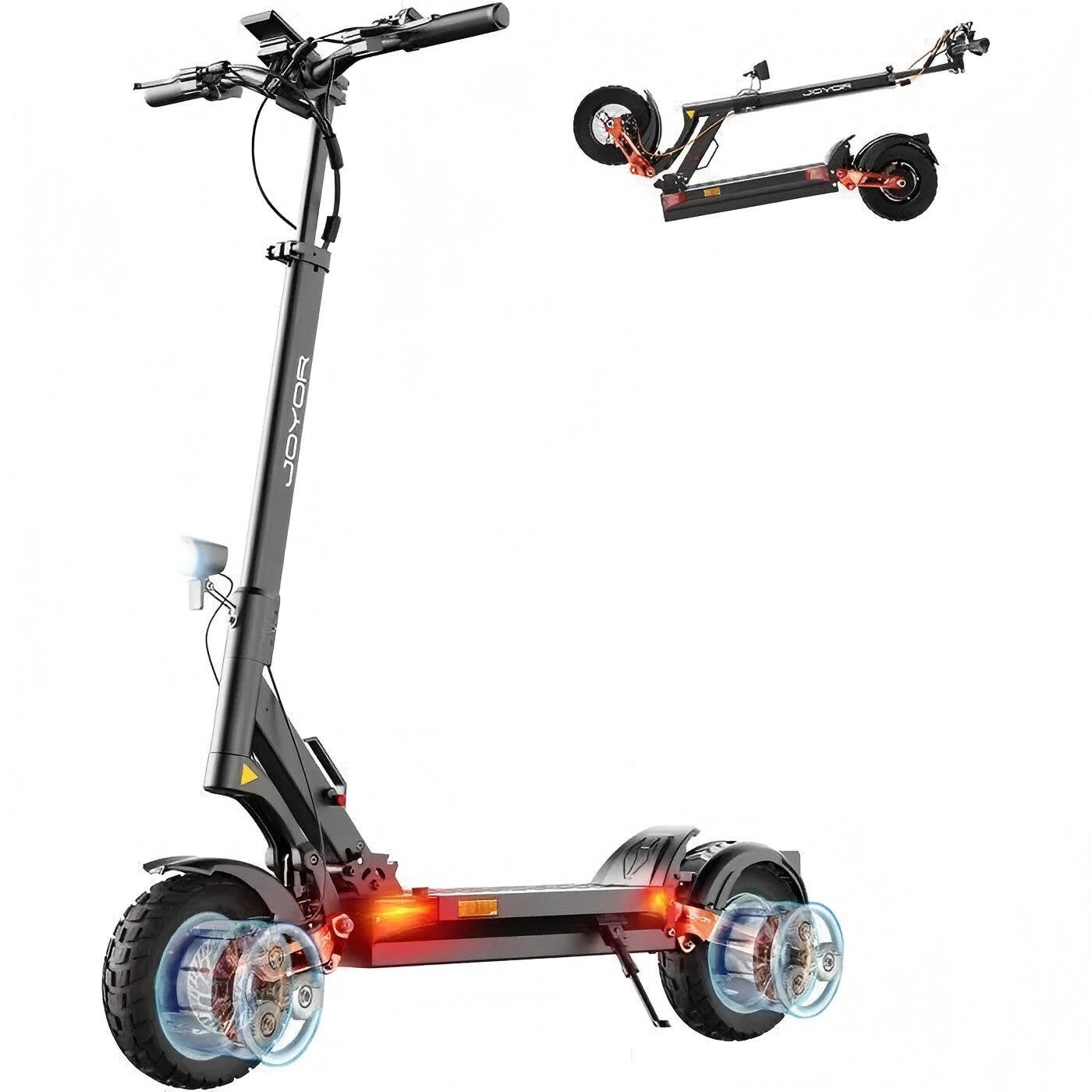 JOYOR T10 elektrische step, zwart 3/6
