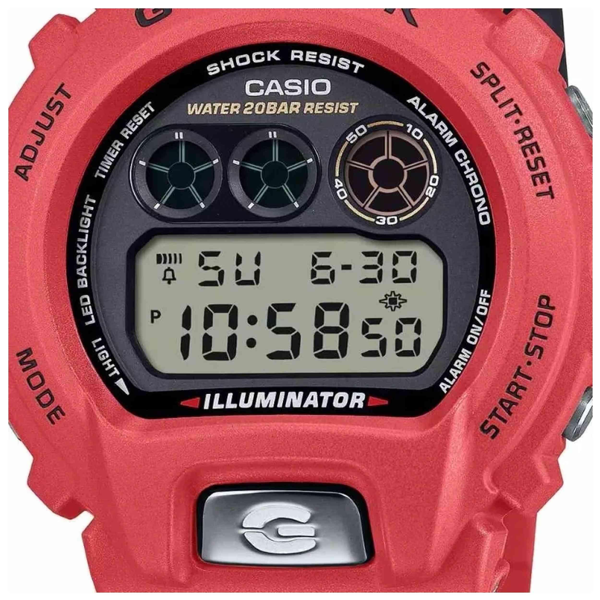 Horloge Casio model DW-6900TR-4ER voor unisex 2/3