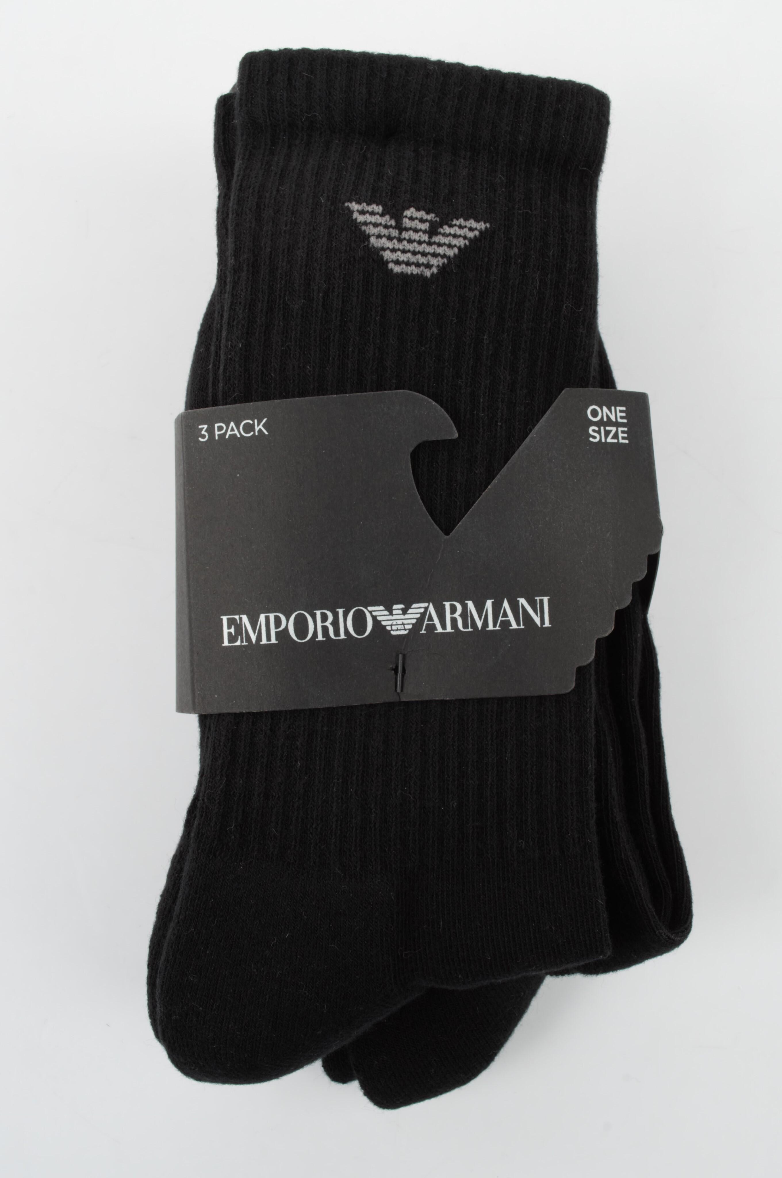 Meias médias Emporio Armani, conjunto de 2 4/5