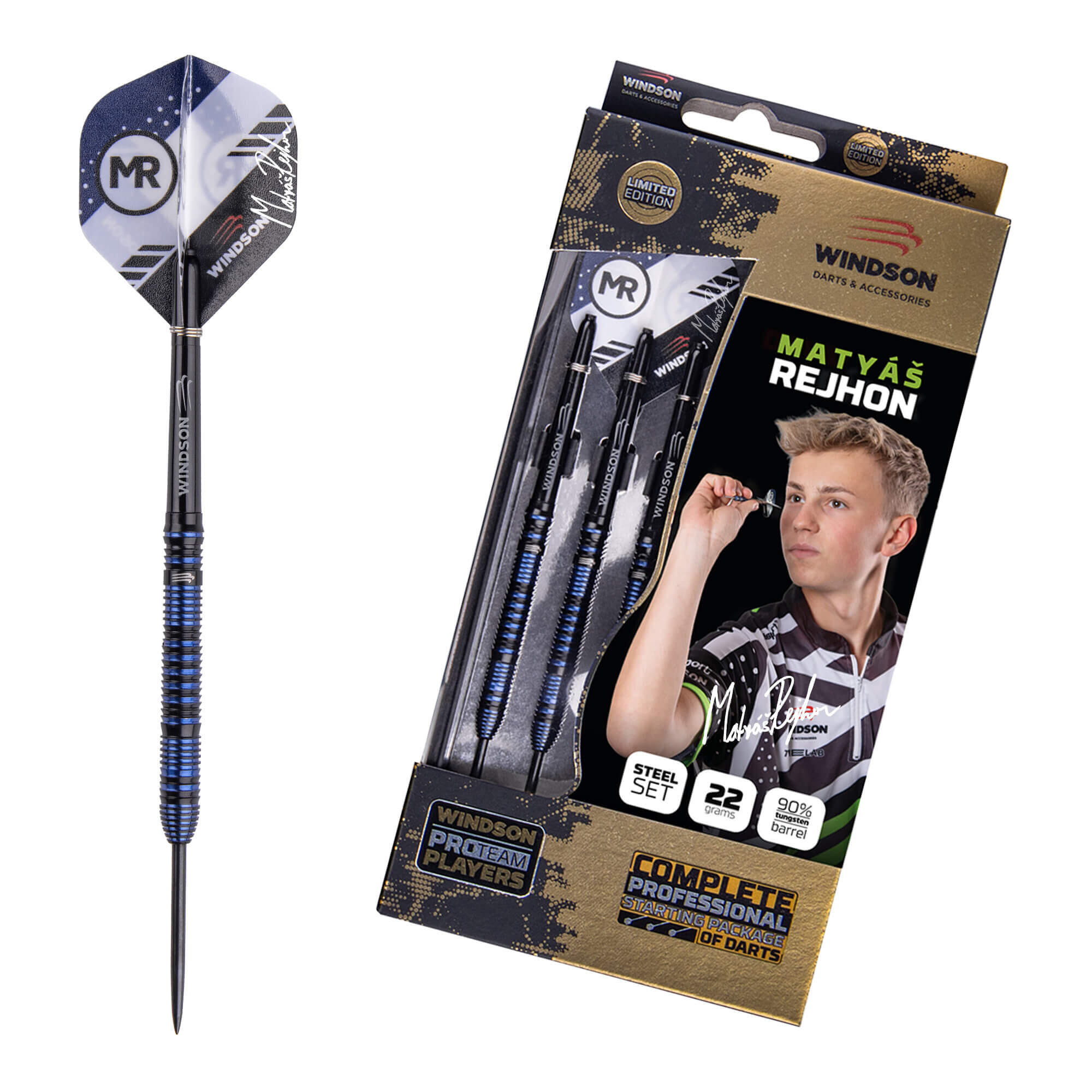 WINDSON Set šipek MATYÁŠ REJHON 22g Tungsten - steel
