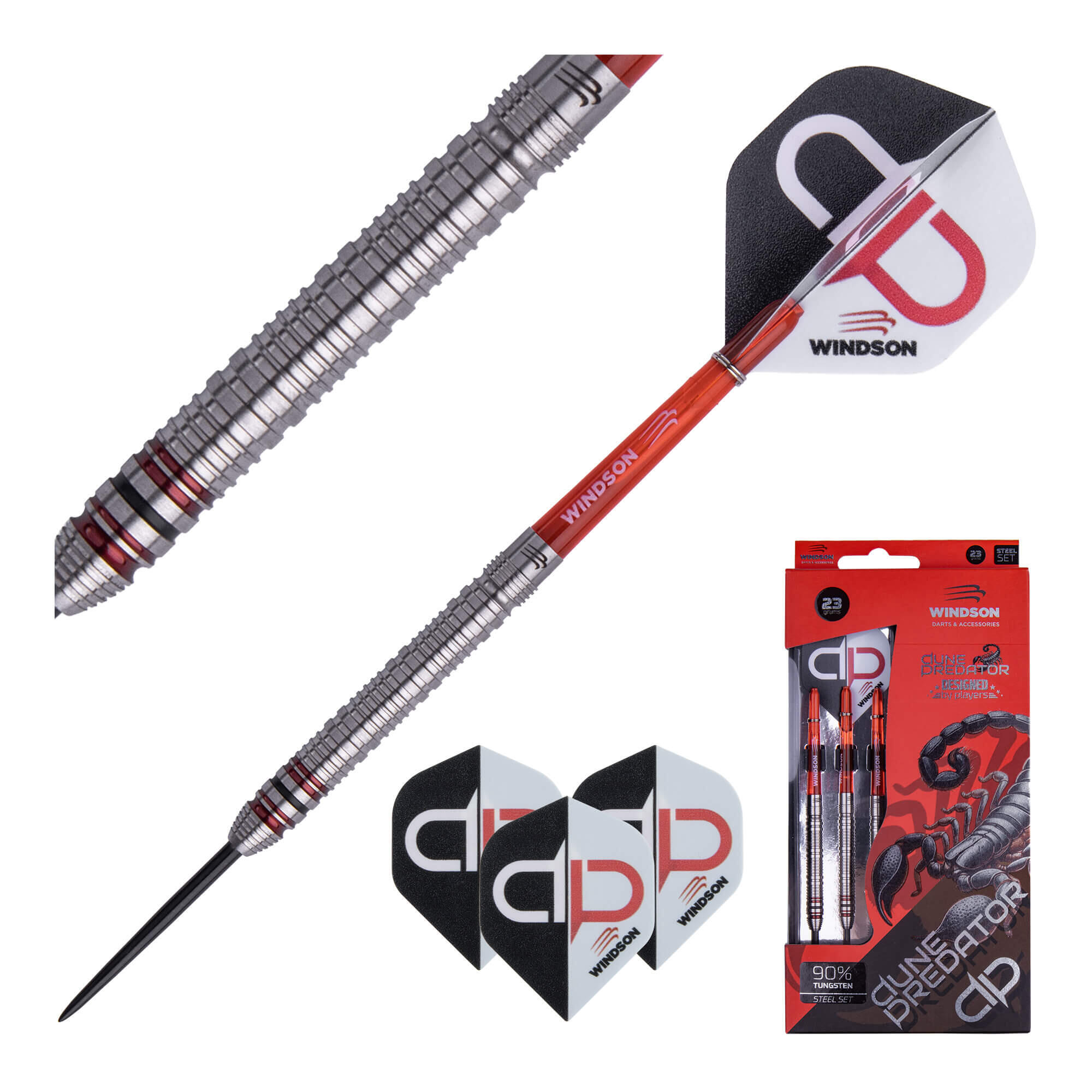 Dart-Set DUNE PREDATOR 23 g Tungsten – Steel 2/4
