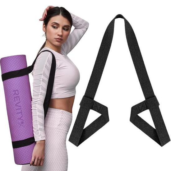 Fitness Tragegurt für Yogamatte schwarz