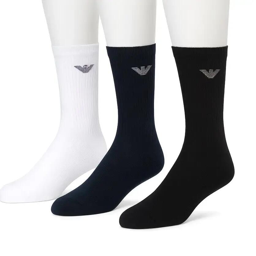 Комплект чорапи Emporio Armani Calza Tennis Spugna 3 пакета