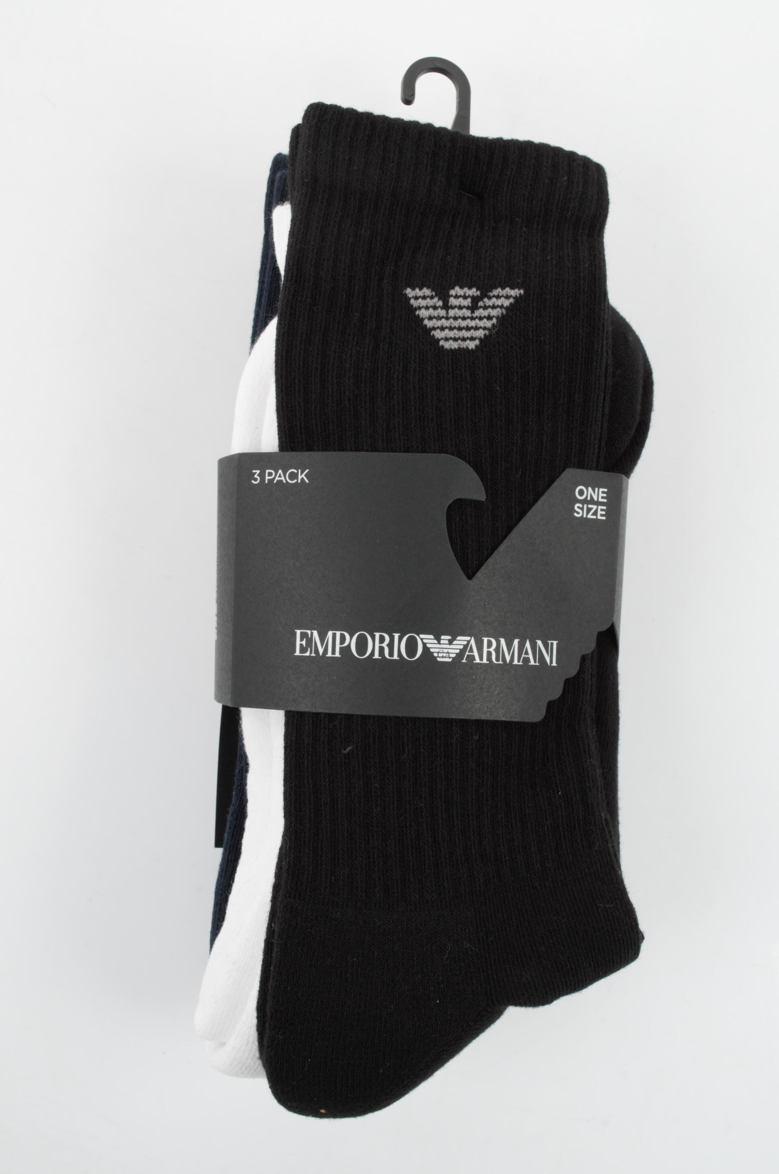 Meias médias Emporio Armani, conjunto de 2 6/7