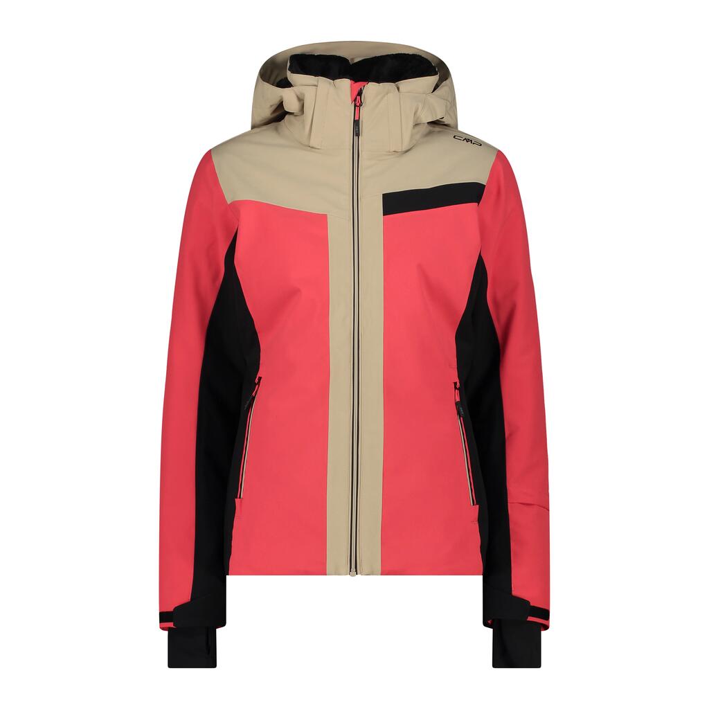 Women's zip-up hooded ski jacket CMP