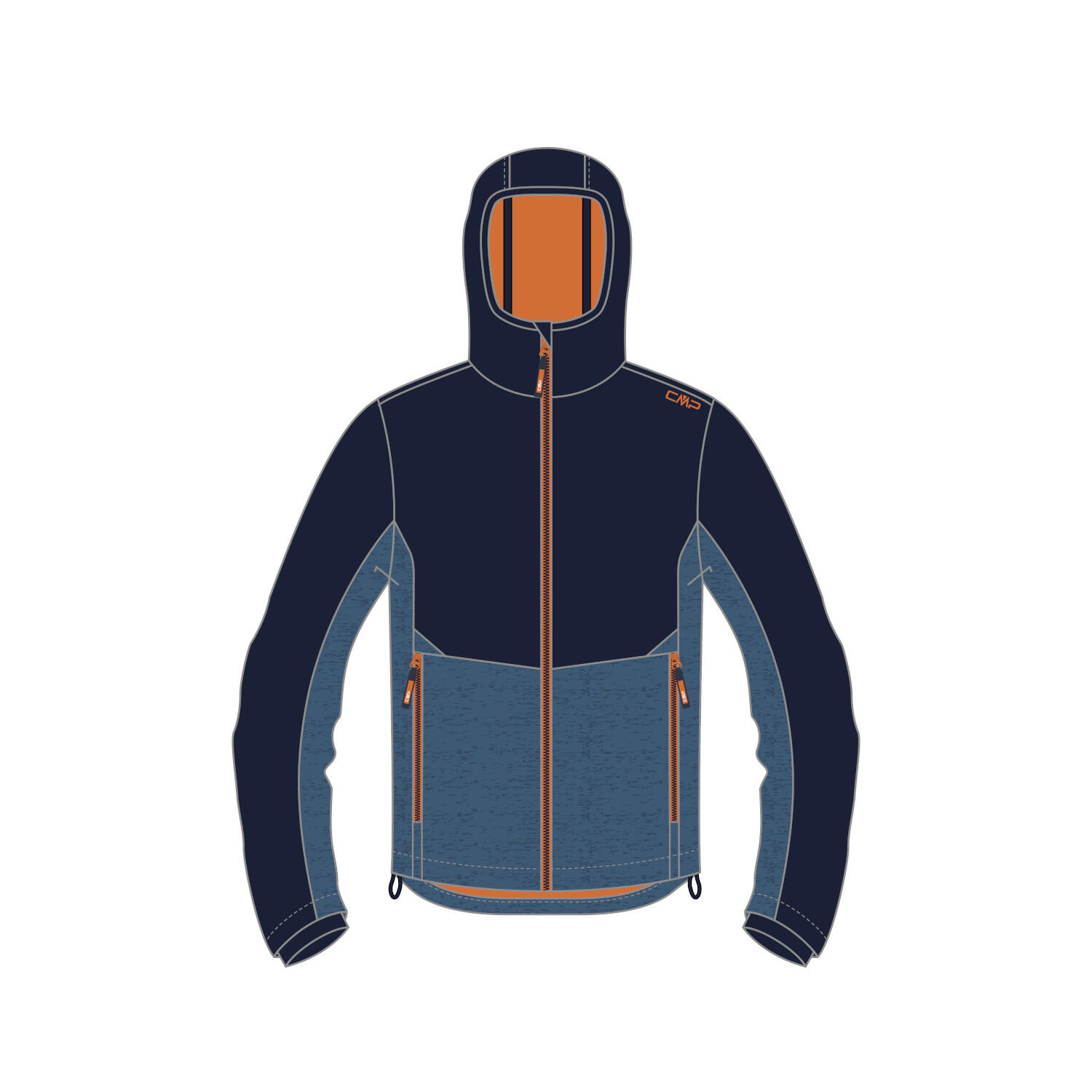 Veste à capuche fixe enfant CMP 1/6