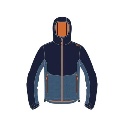 CMP Kinder Softshelljacke KID JACKET FIX HOOD 34A3254