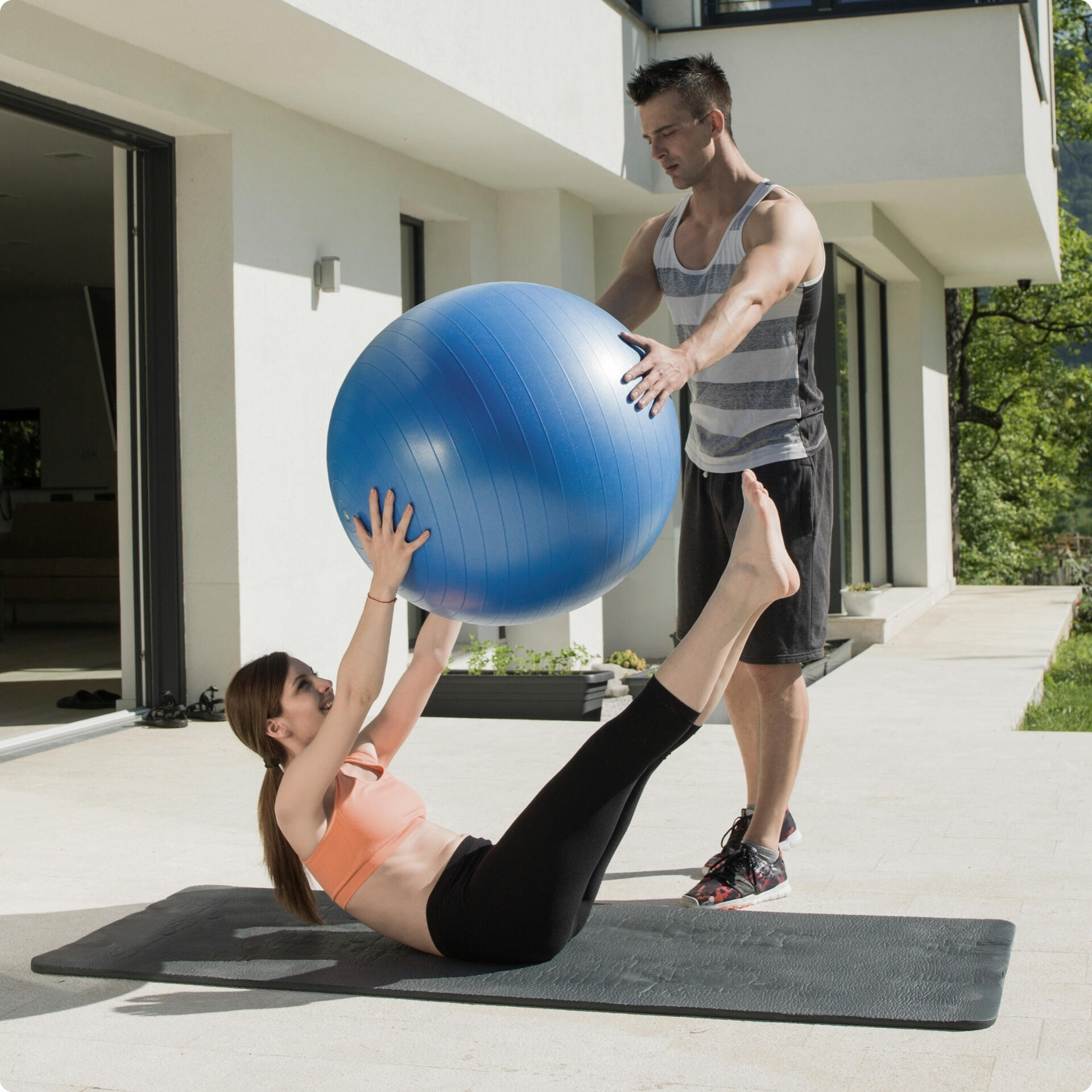 Nafukovací gymnastický míč REVITY Gym Ball 65 cm, 1200 g 5/7