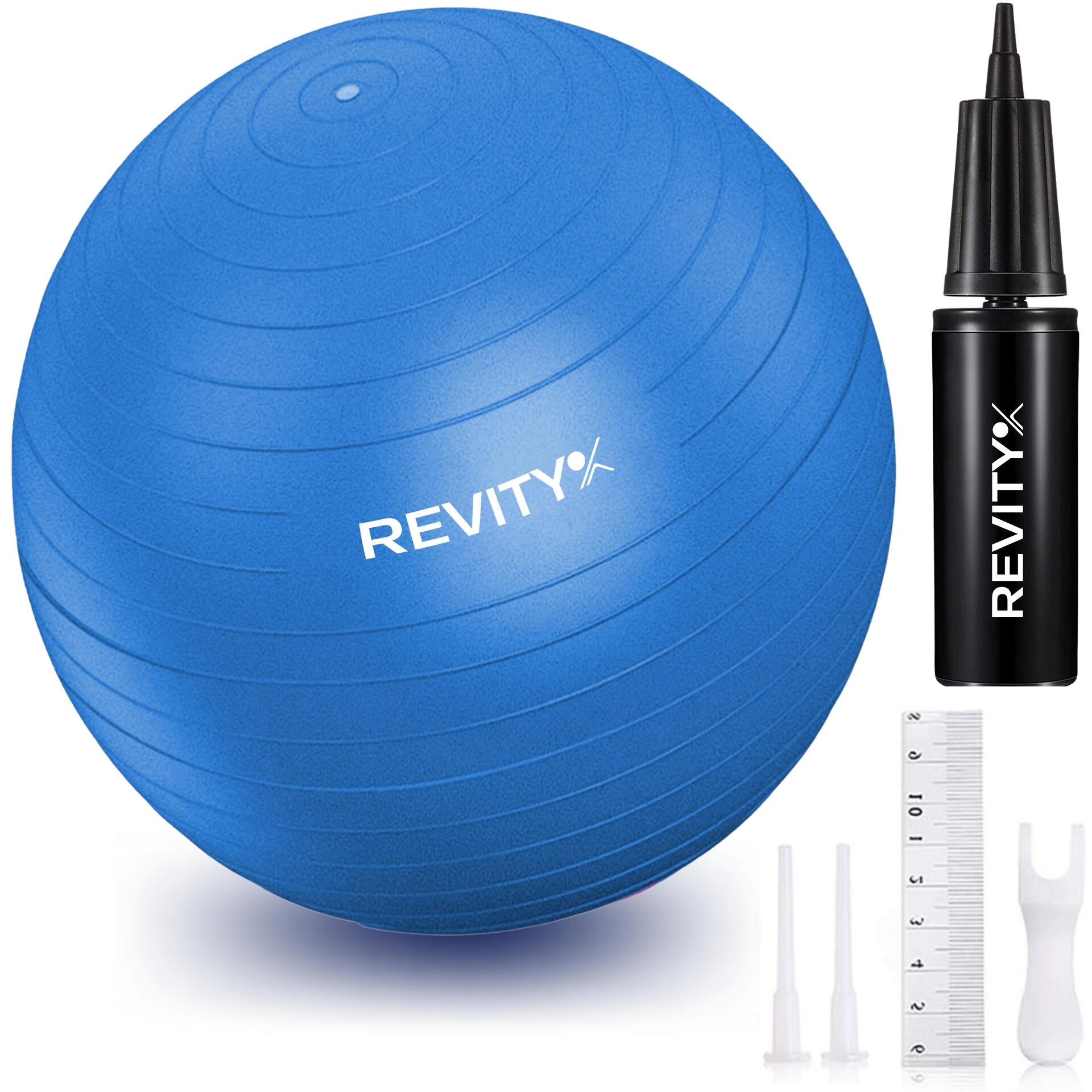REVITY Nafukovací gymnastický míč REVITY Gym Ball 55-75 cm, 1200 g