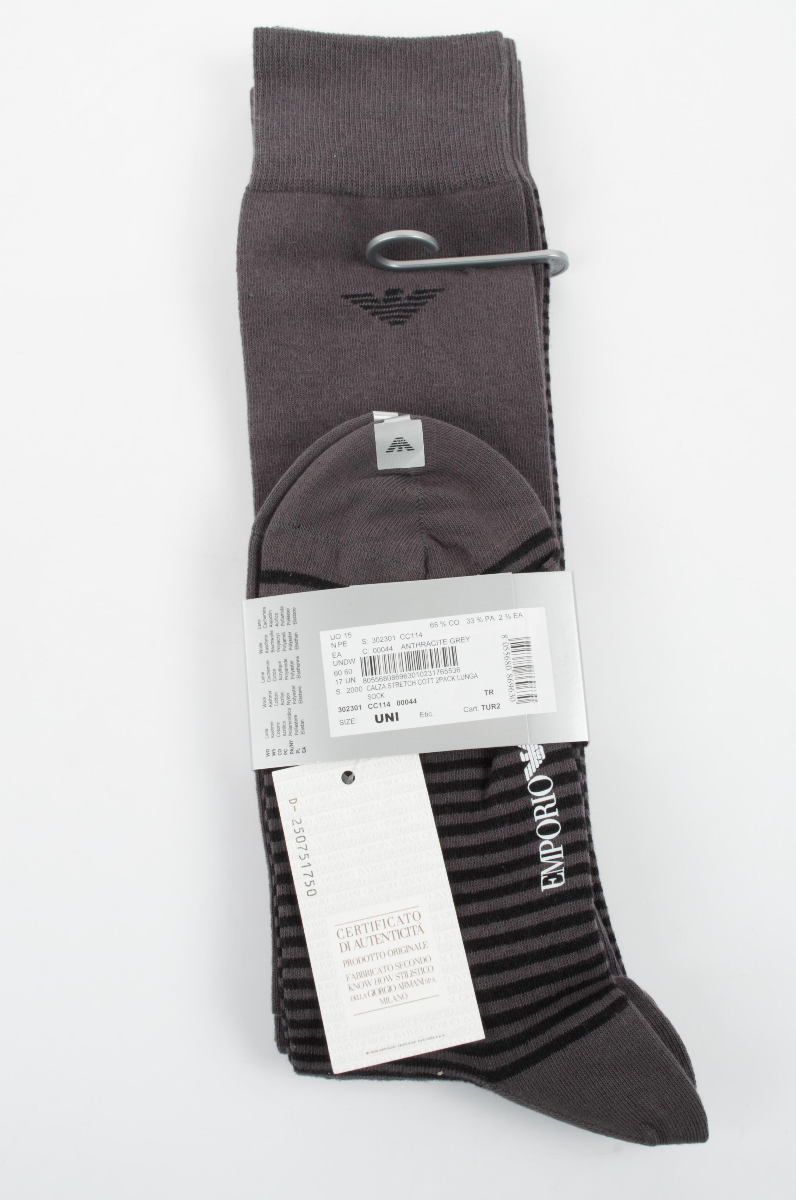 Meias para homem Emporio Armani Calza 3 pares 5/5
