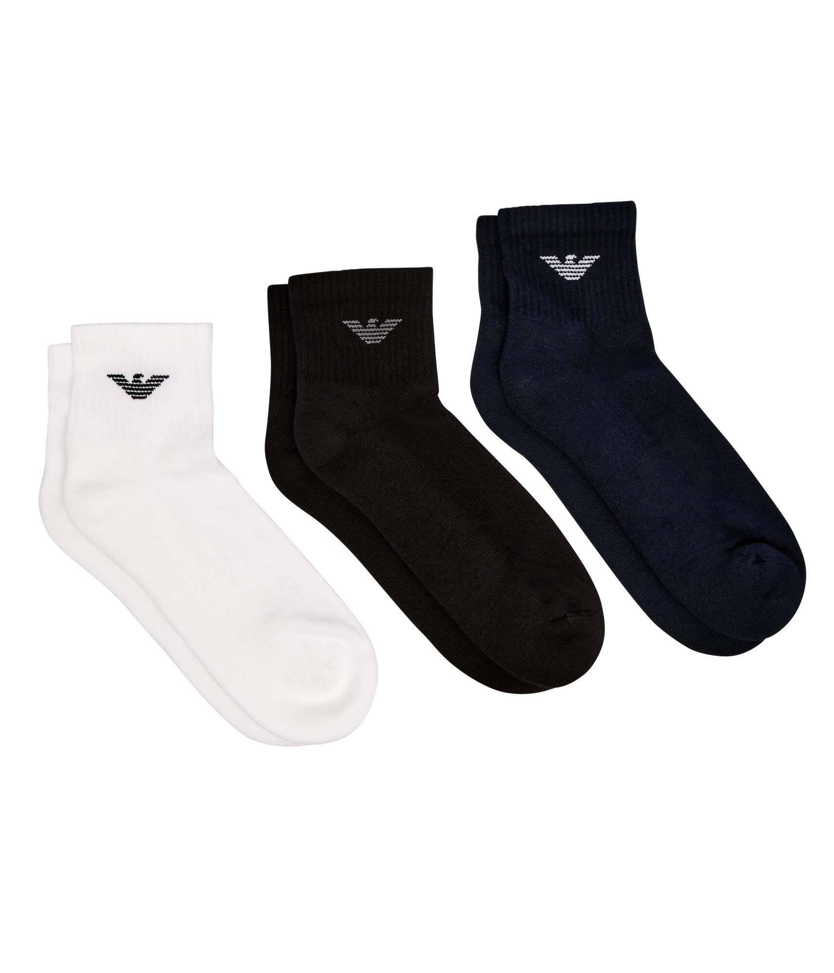 Meias curtas Emporio Armani Calza 3 pares 2/6