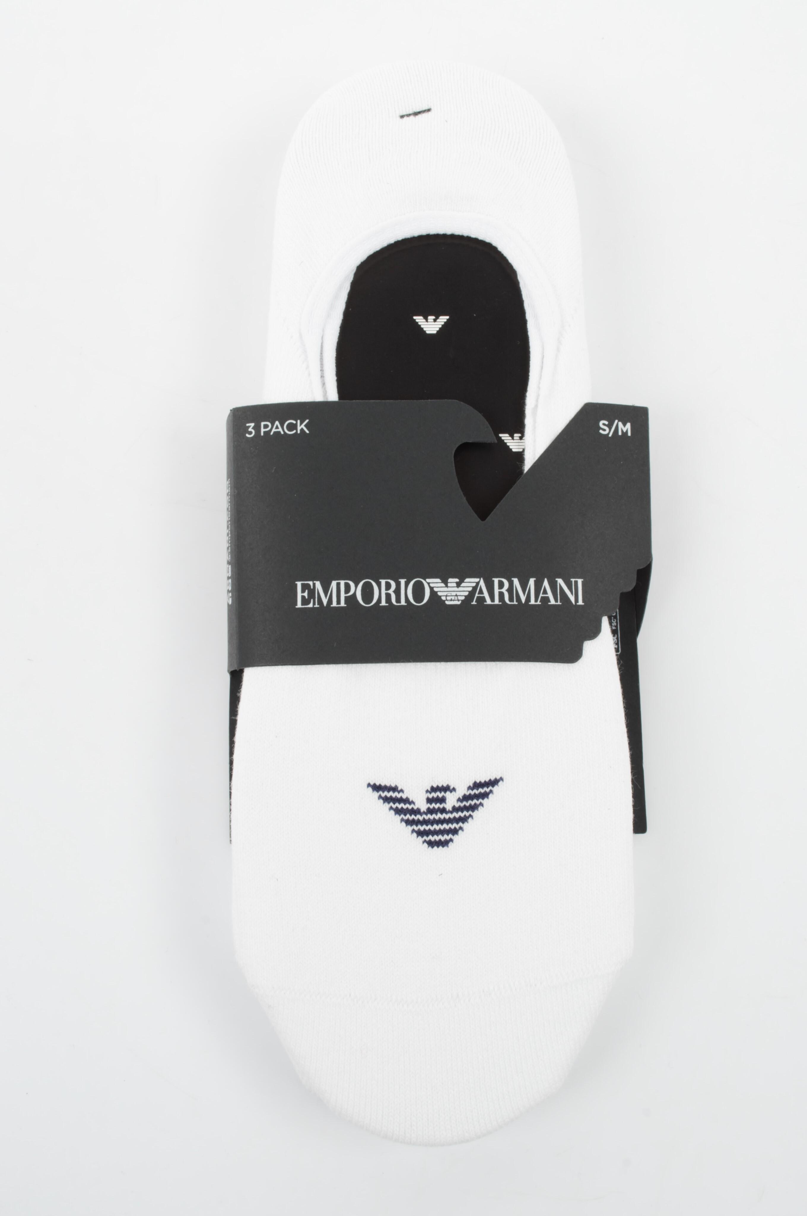 Meias curtas Emporio Armani Calza 3 pares 4/5