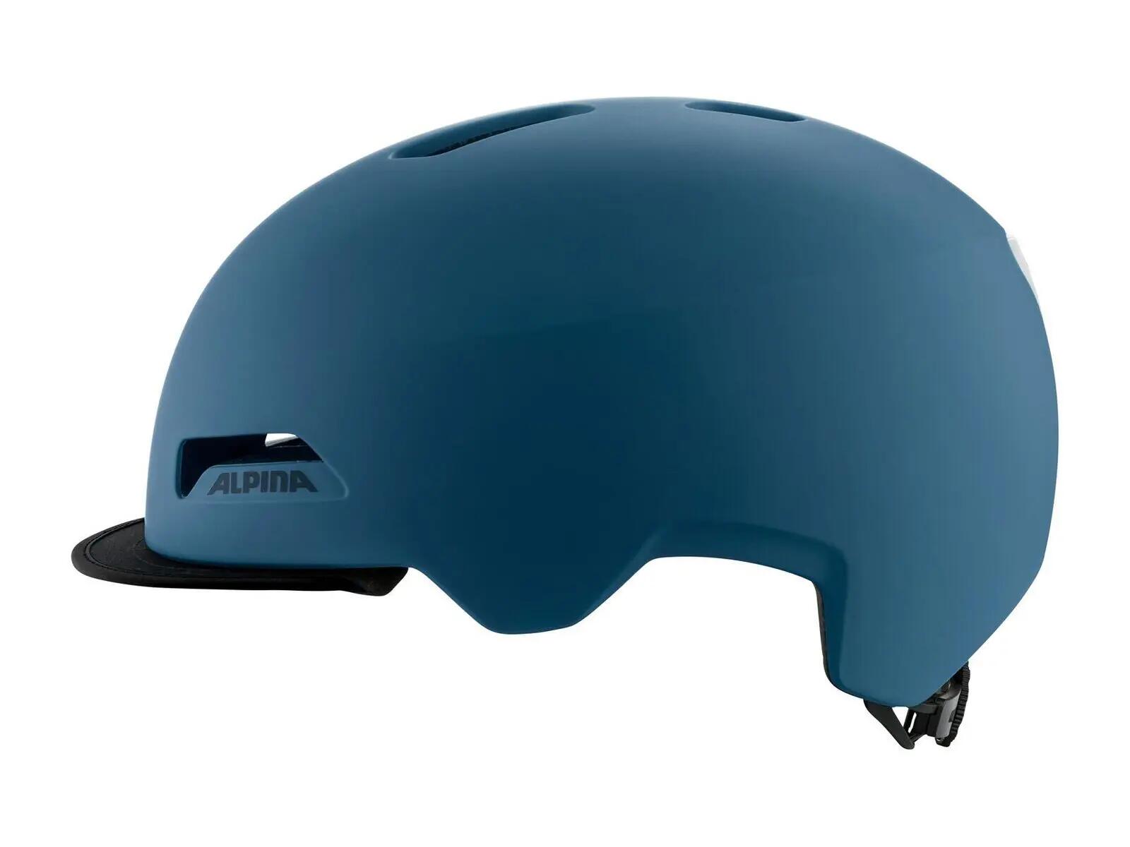 Cască ALPINA BROOKLYN navy mat, 57–62 cm. 3/4