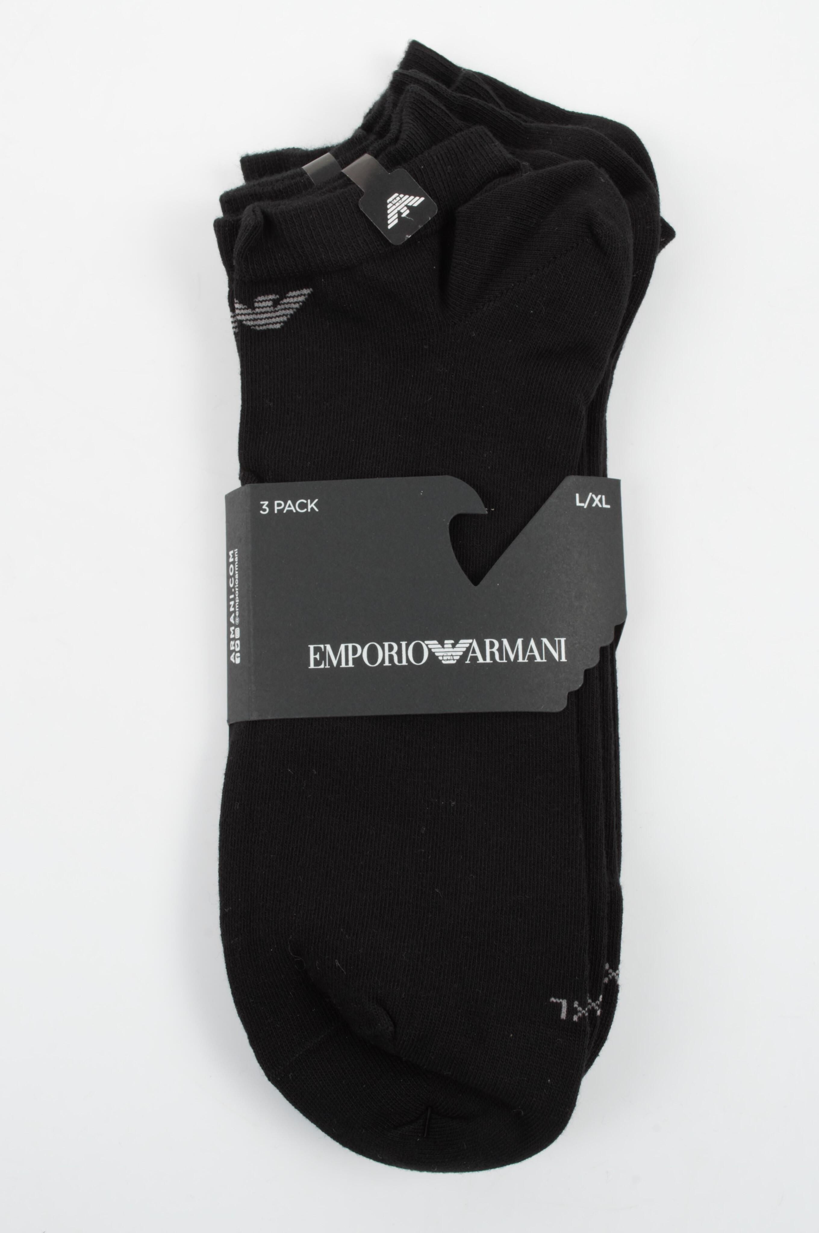 Meias para homem Emporio Armani Calza 3 pares 4/5