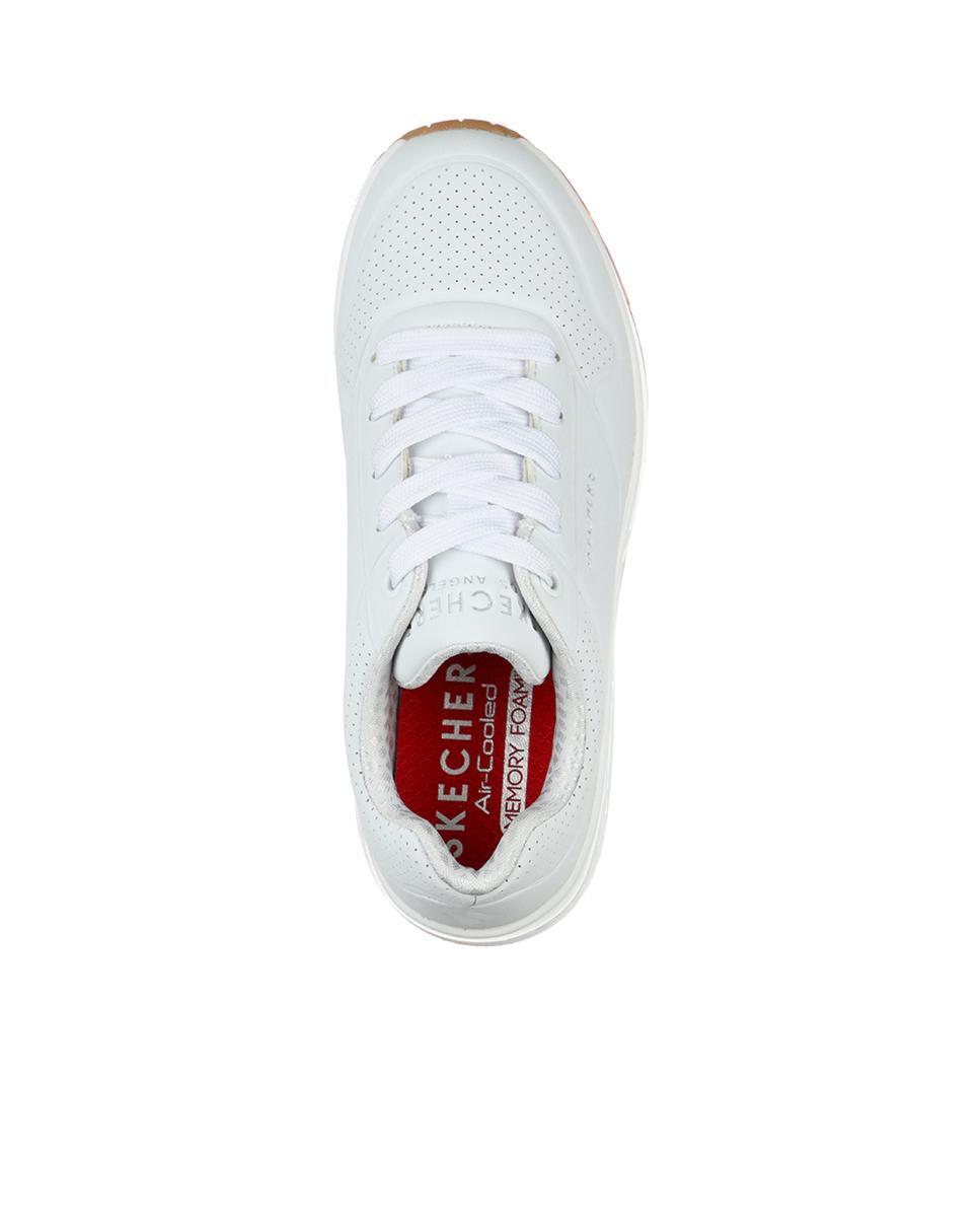 Zapatillas Skechers Niño Uno - Stand On Air Blancas 3/5