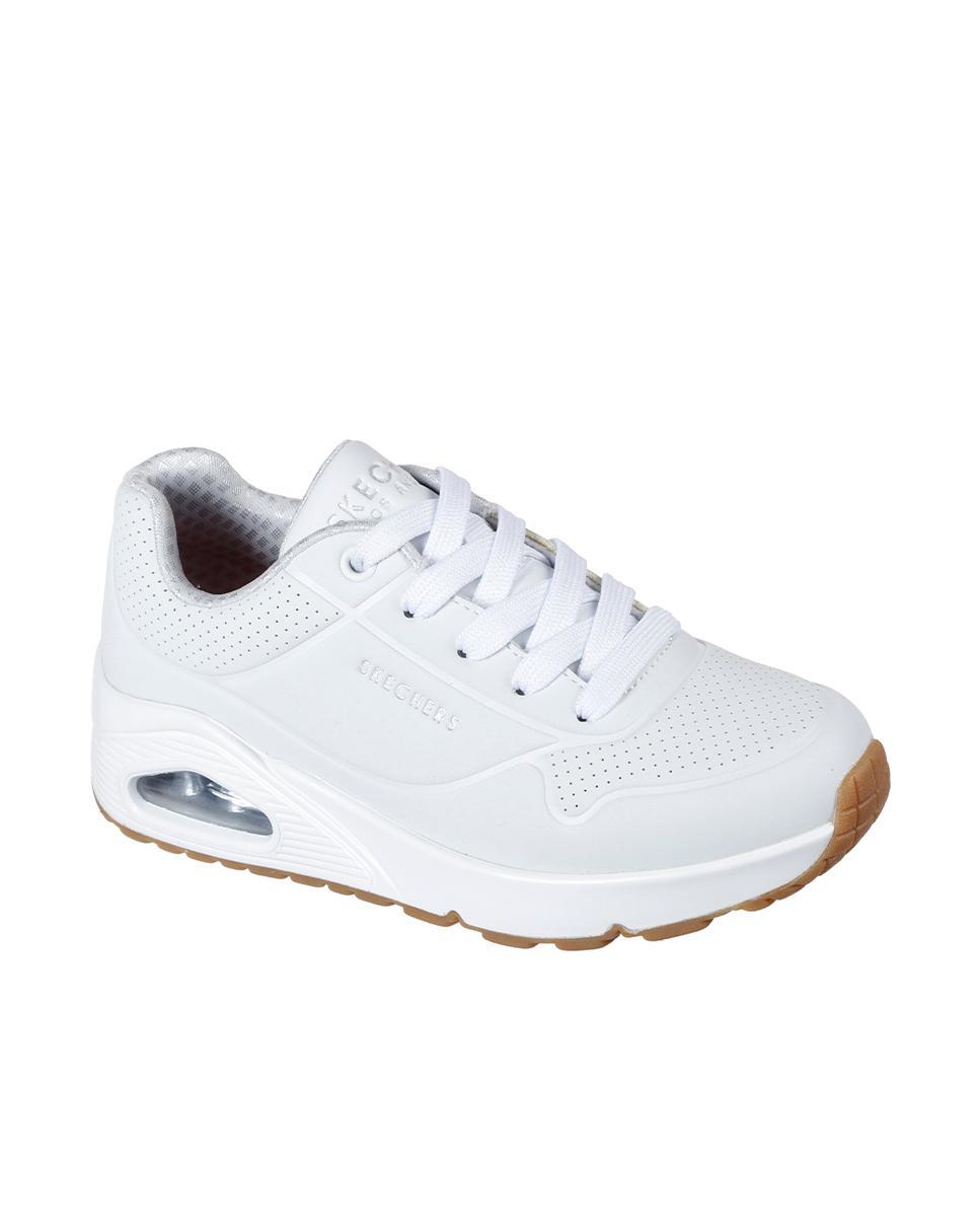 Zapatillas Skechers Niño Uno - Stand On Air Blancas 2/5