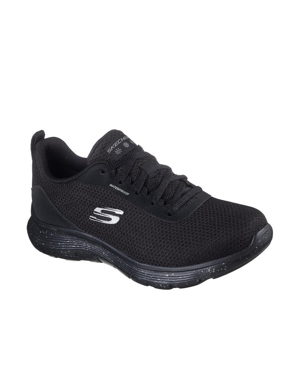 Chaussures pour hommes Skechers Flex appeal 5.0 imperméables Noires. 2/5